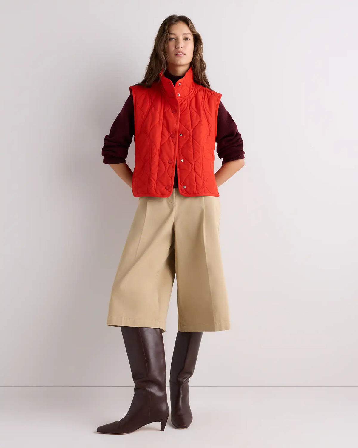 Featherless Quilted Puffer Vest