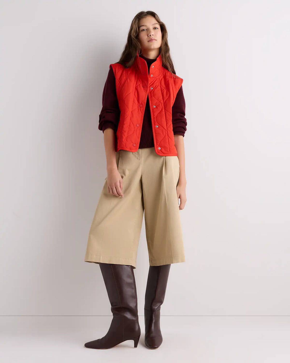 Featherless Quilted Puffer Vest