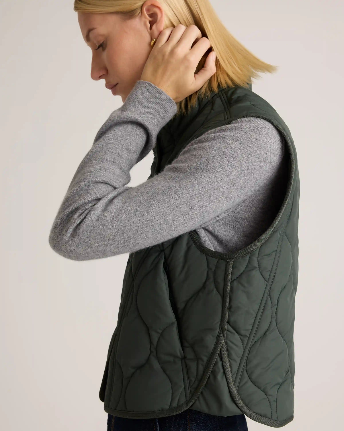 Featherless Quilted Puffer Vest