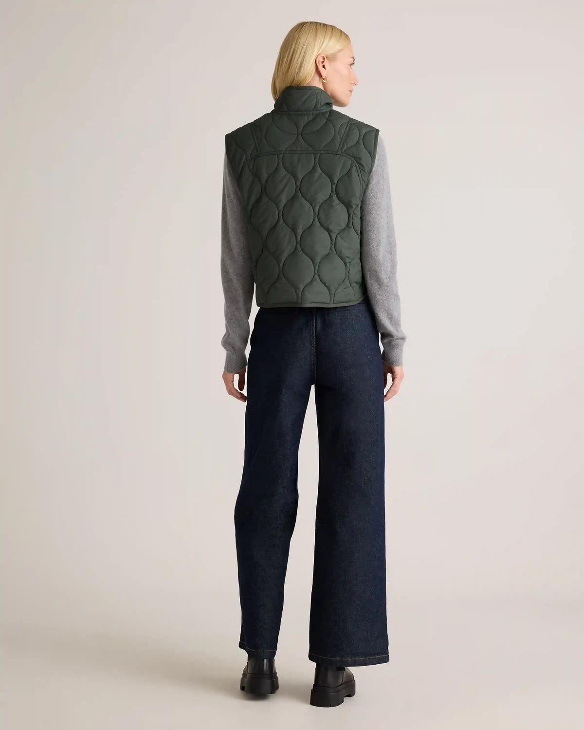 Featherless Quilted Puffer Vest