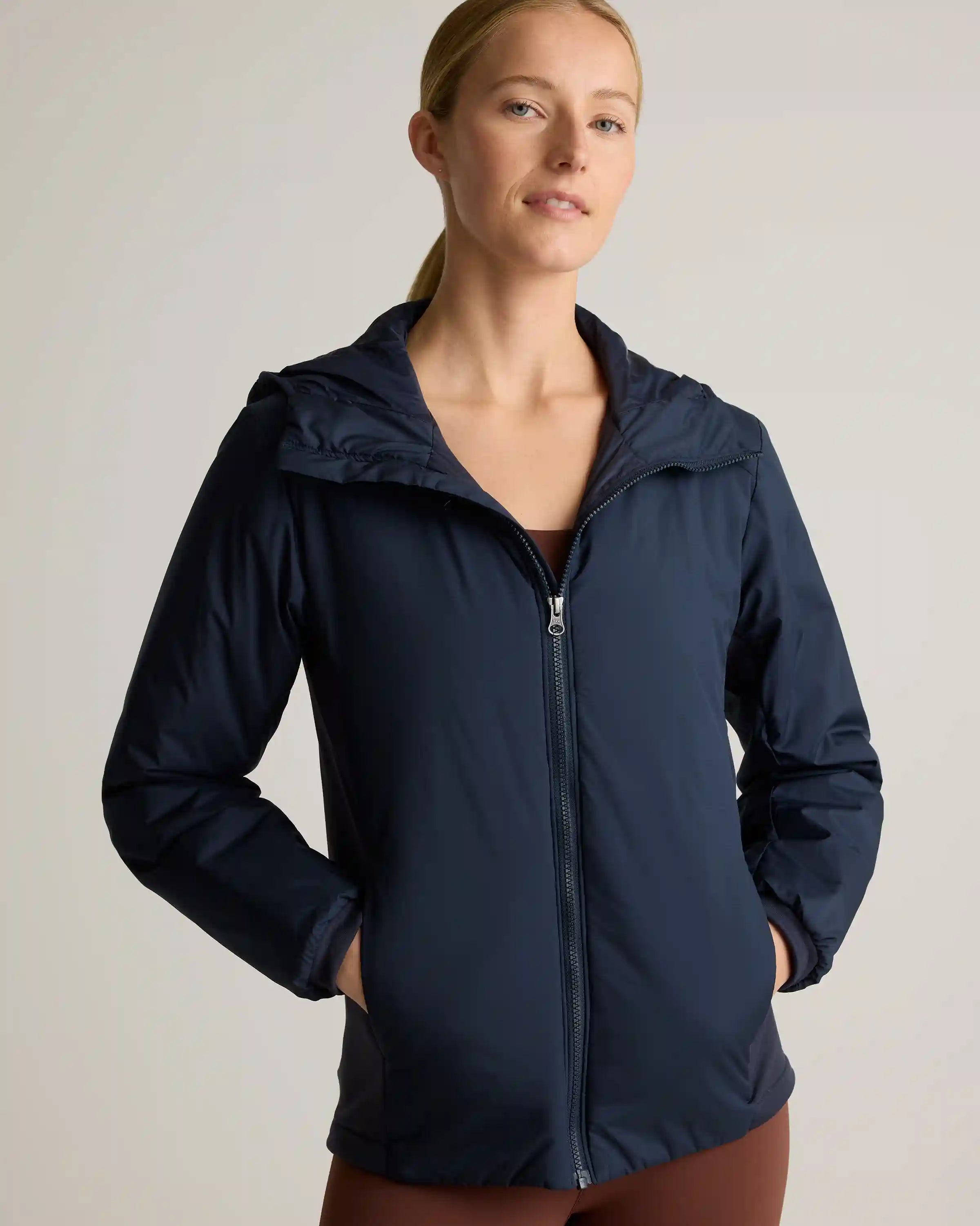 Hybrid Insulated Lightweight Hooded Jacket