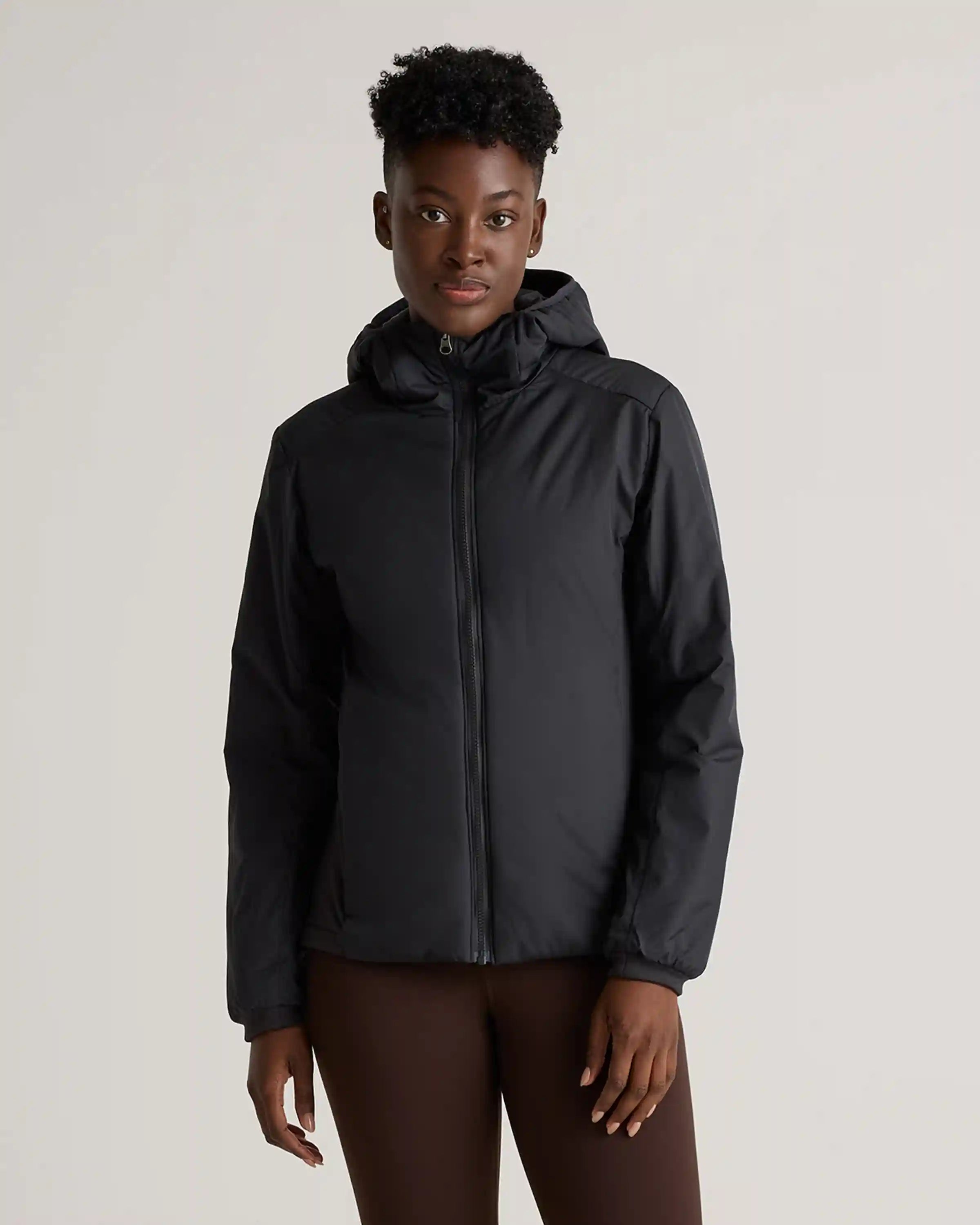 Hybrid Insulated Lightweight Hooded Jacket