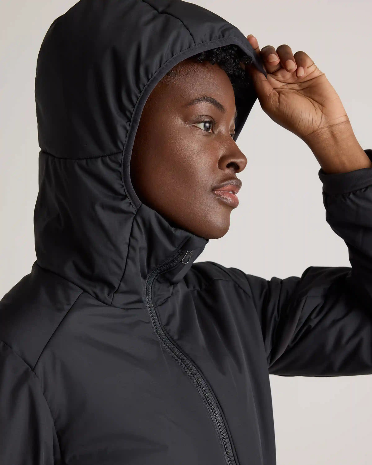 Hybrid Insulated Lightweight Hooded Jacket