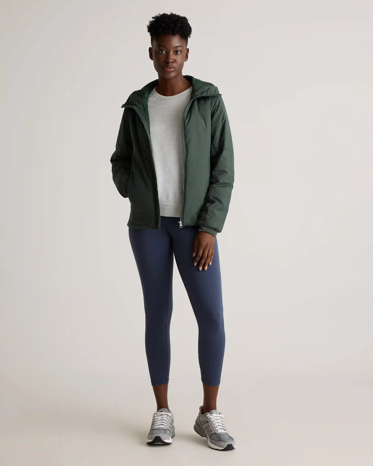 Hybrid Insulated Lightweight Hooded Jacket