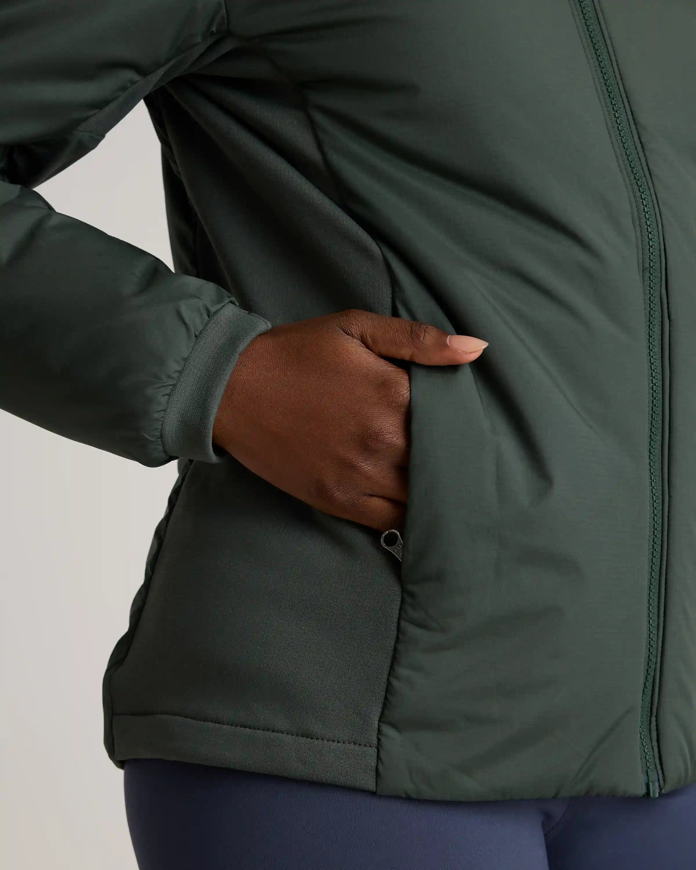 Hybrid Insulated Lightweight Hooded Jacket