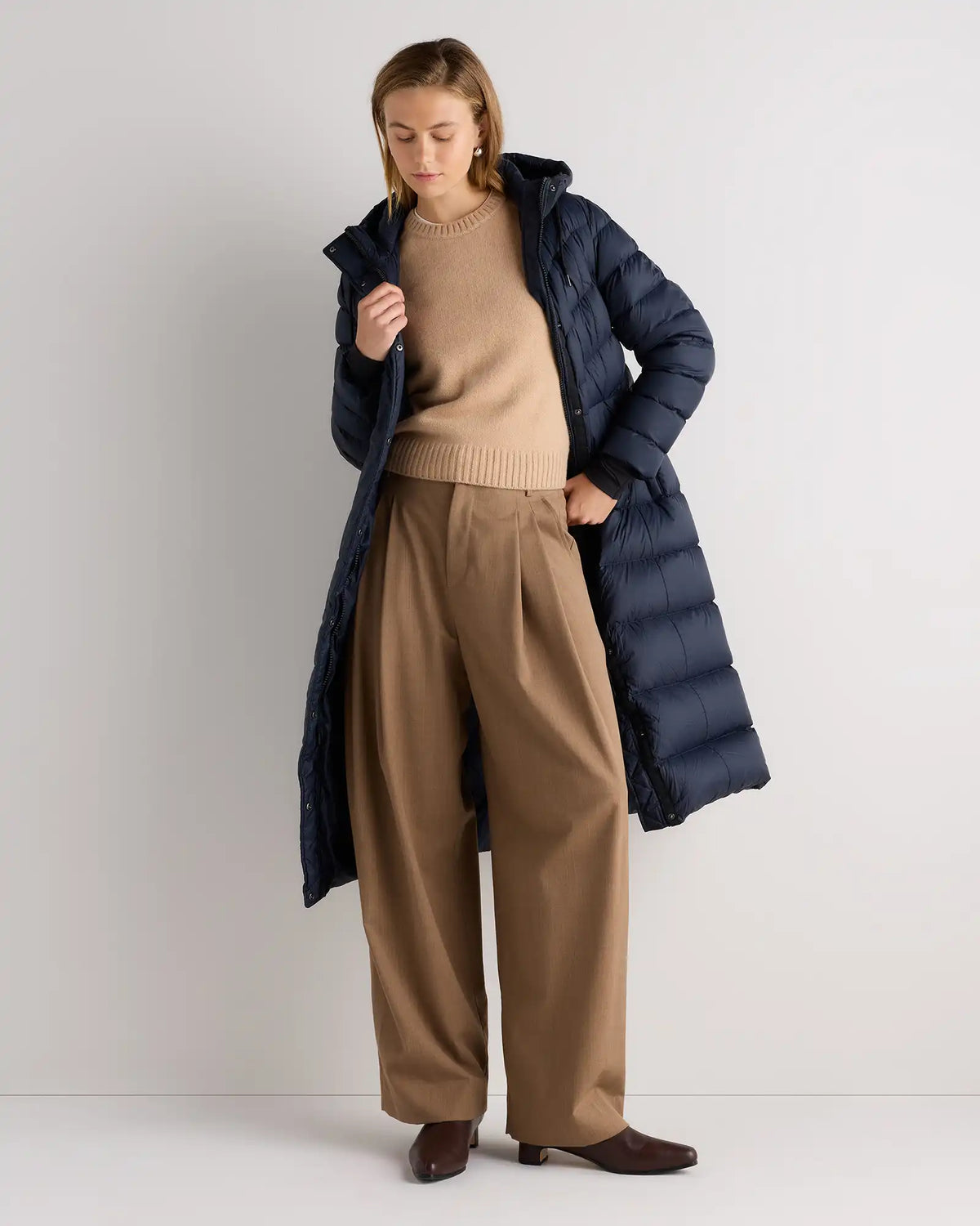 Responsible Down Belted Puffer Maxi Coat