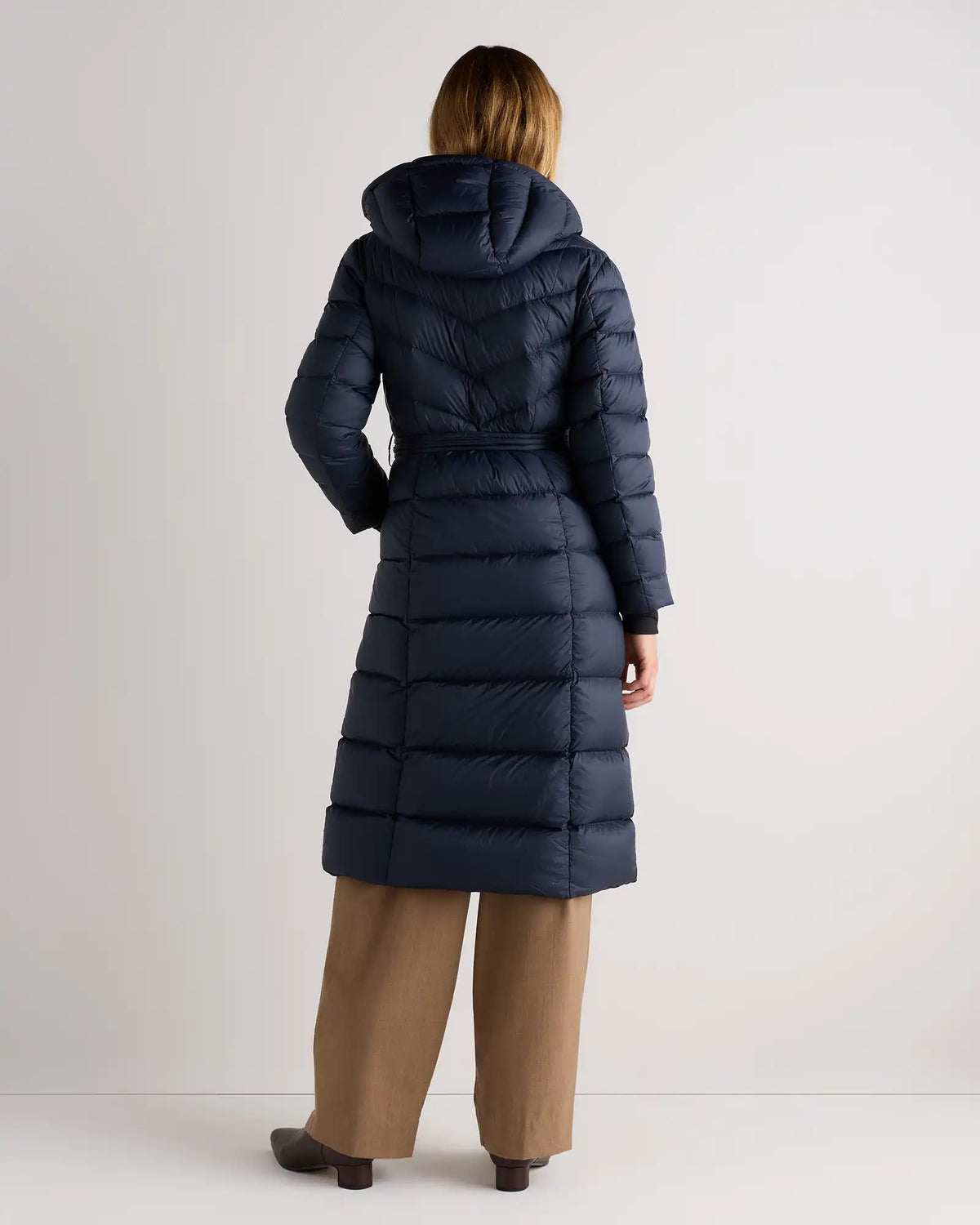 Responsible Down Belted Puffer Maxi Coat