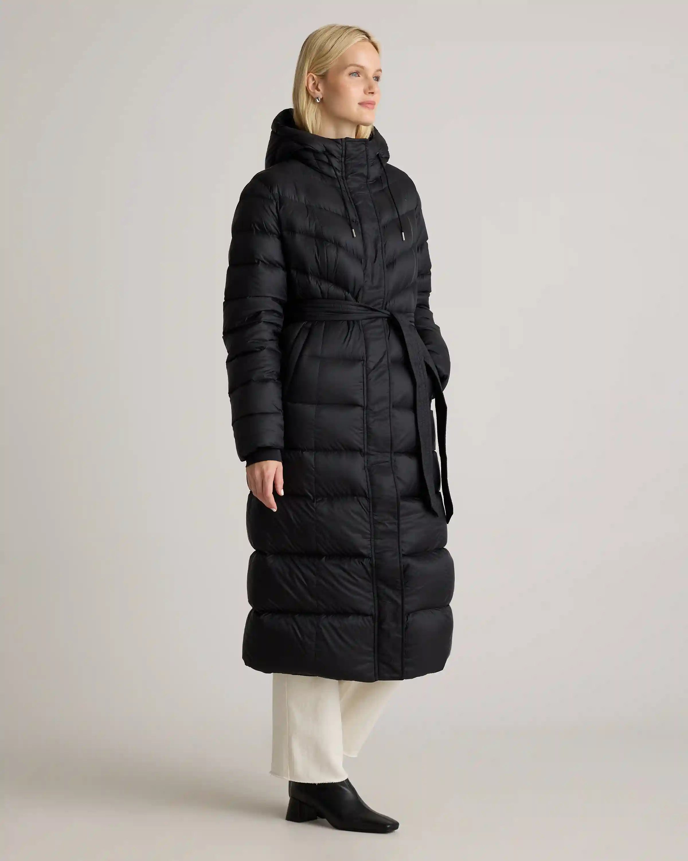Responsible Down Belted Puffer Maxi Coat