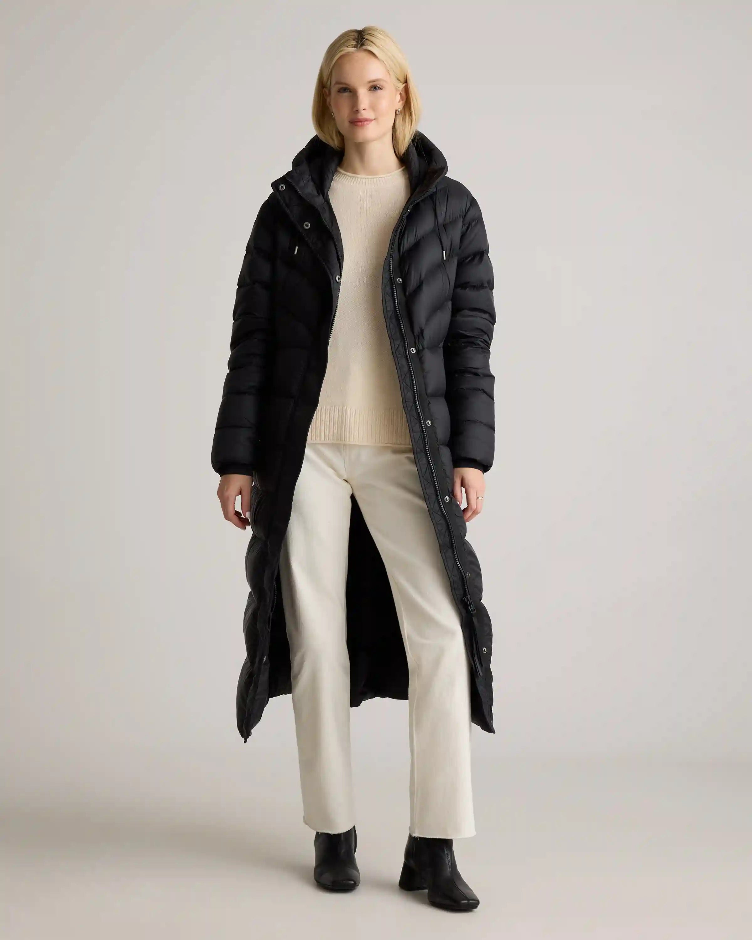 Responsible Down Belted Puffer Maxi Coat