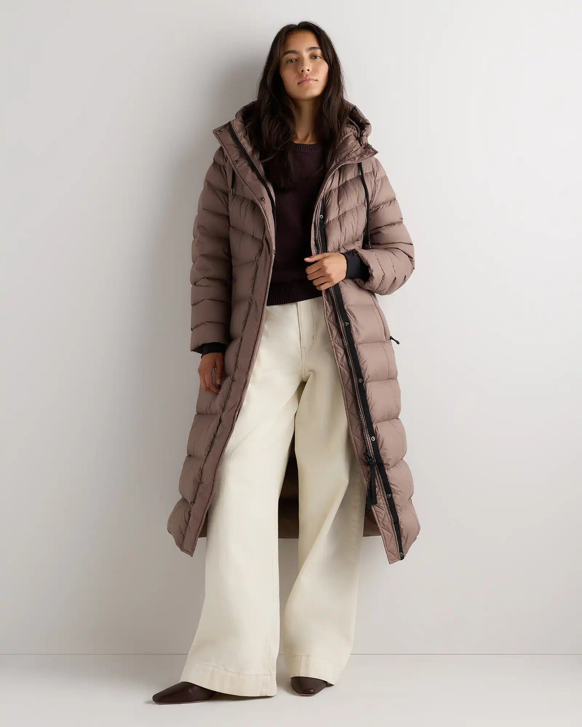 Responsible Down Belted Puffer Maxi Coat