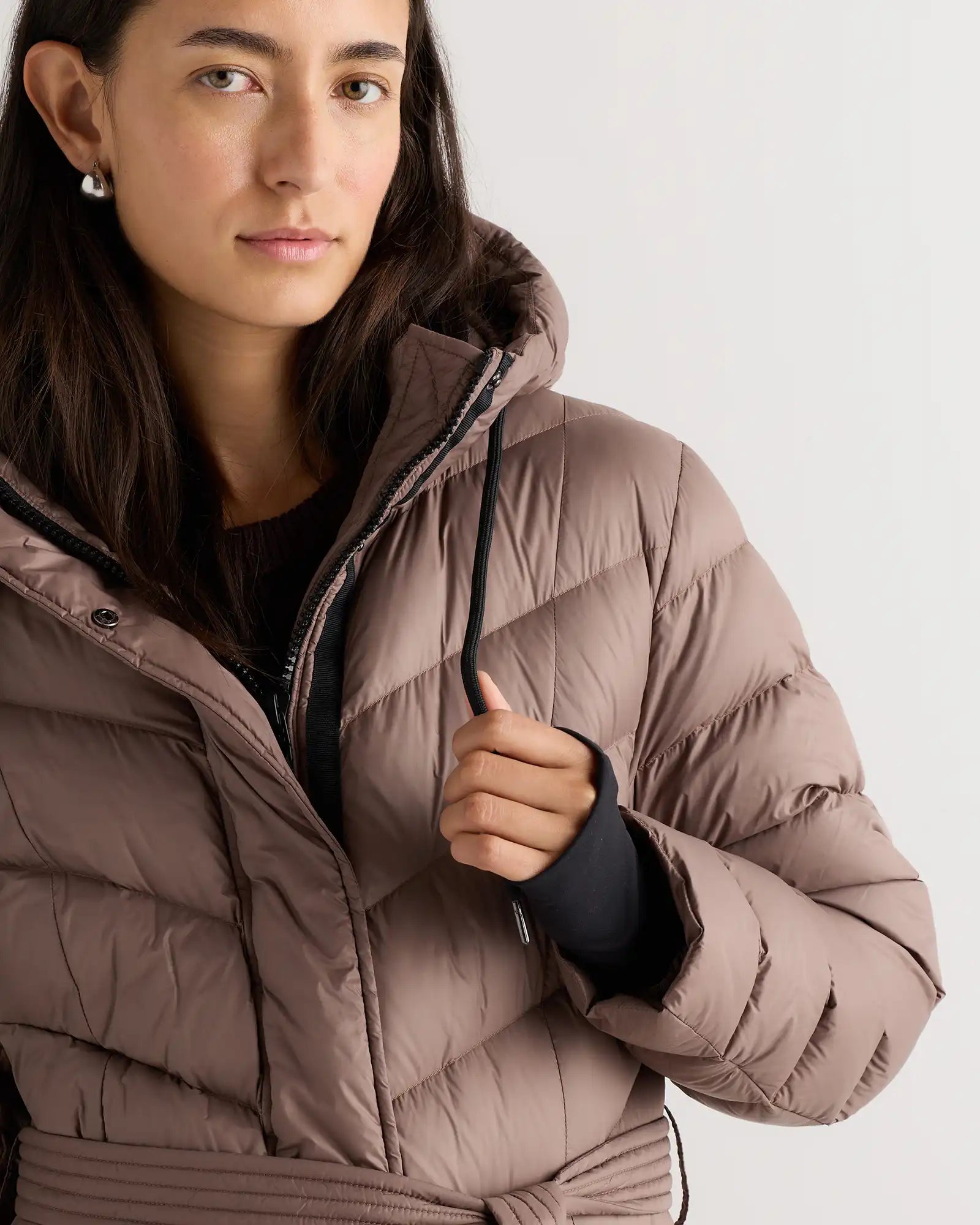 Responsible Down Belted Puffer Maxi Coat
