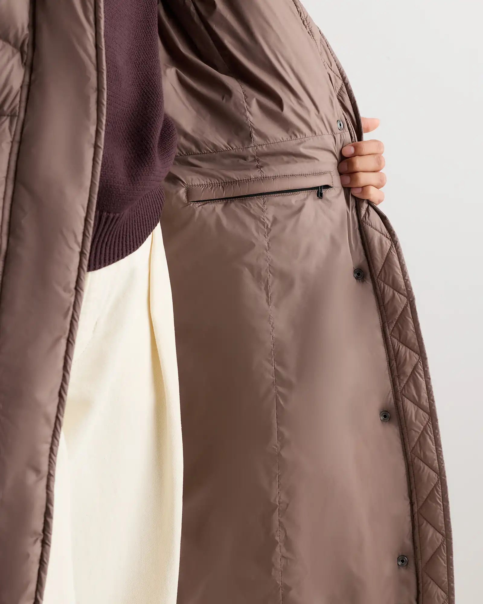 Responsible Down Belted Puffer Maxi Coat