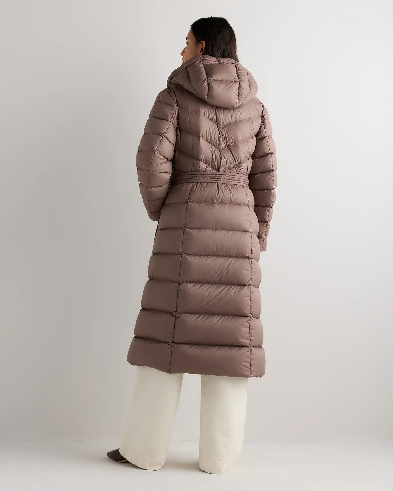 Responsible Down Belted Puffer Maxi Coat