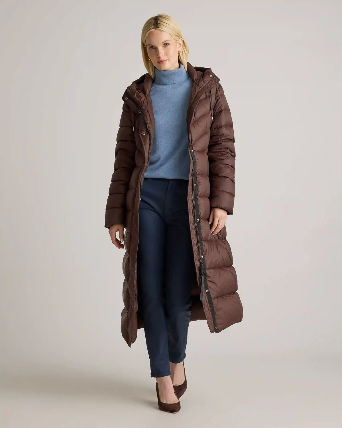 Responsible Down Belted Puffer Maxi Coat