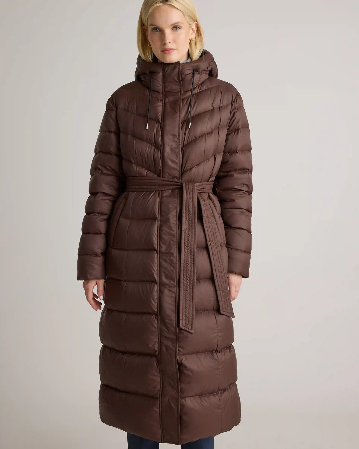 Responsible Down Belted Puffer Maxi Coat
