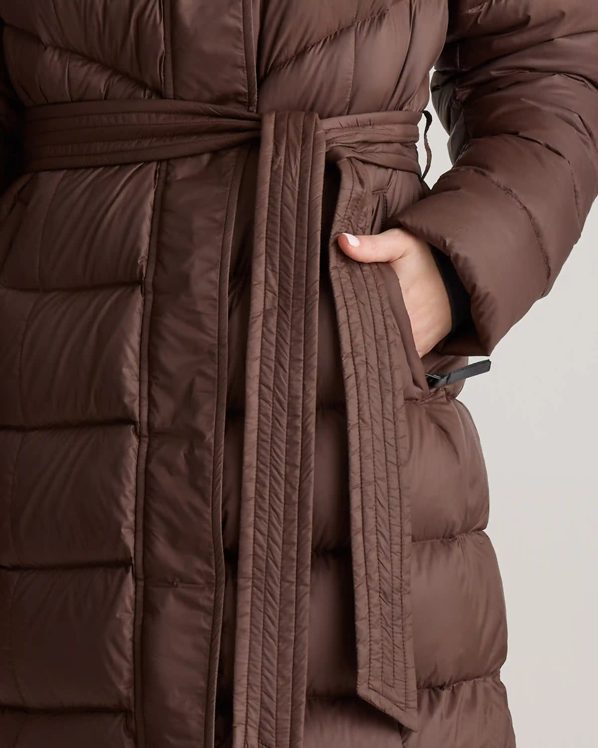 Responsible Down Belted Puffer Maxi Coat