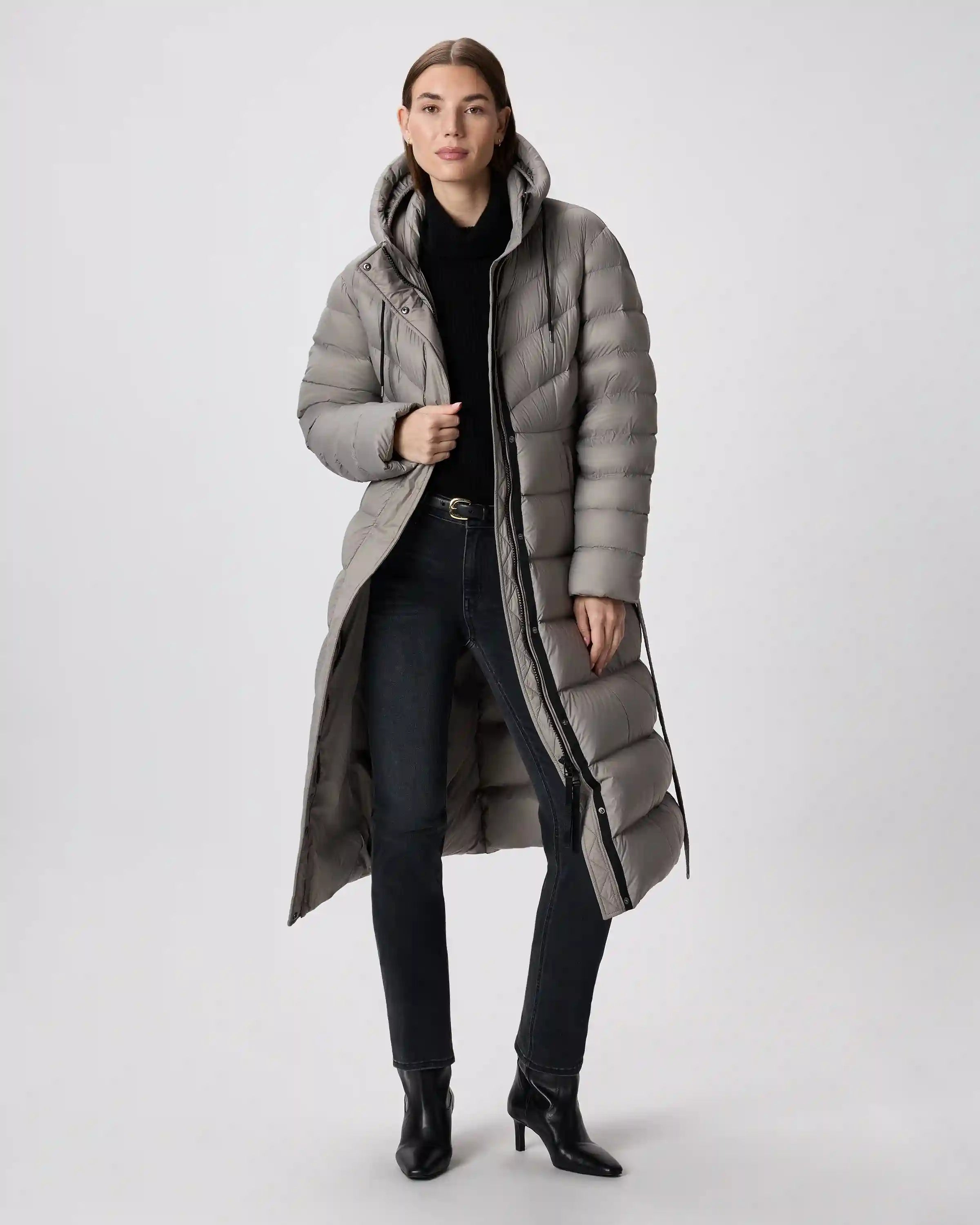 Responsible Down Belted Puffer Maxi Coat
