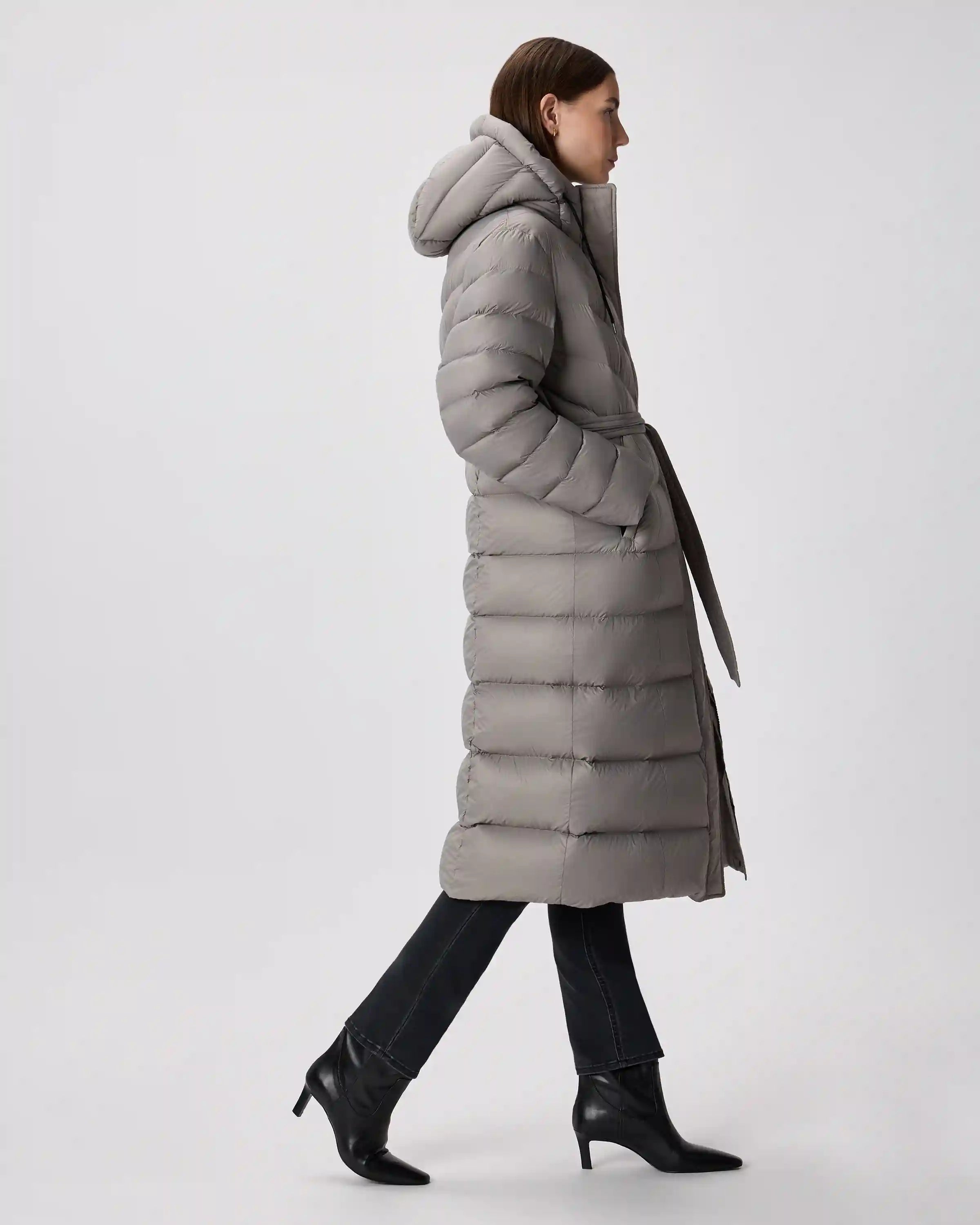 Responsible Down Belted Puffer Maxi Coat