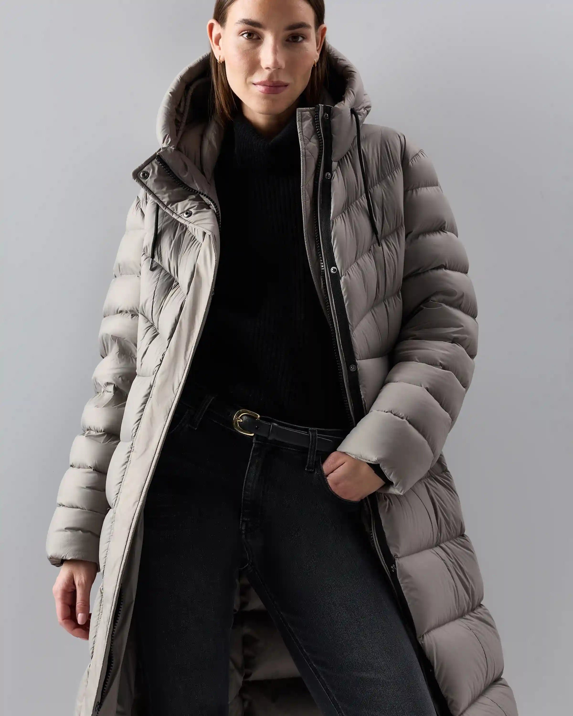 Responsible Down Belted Puffer Maxi Coat