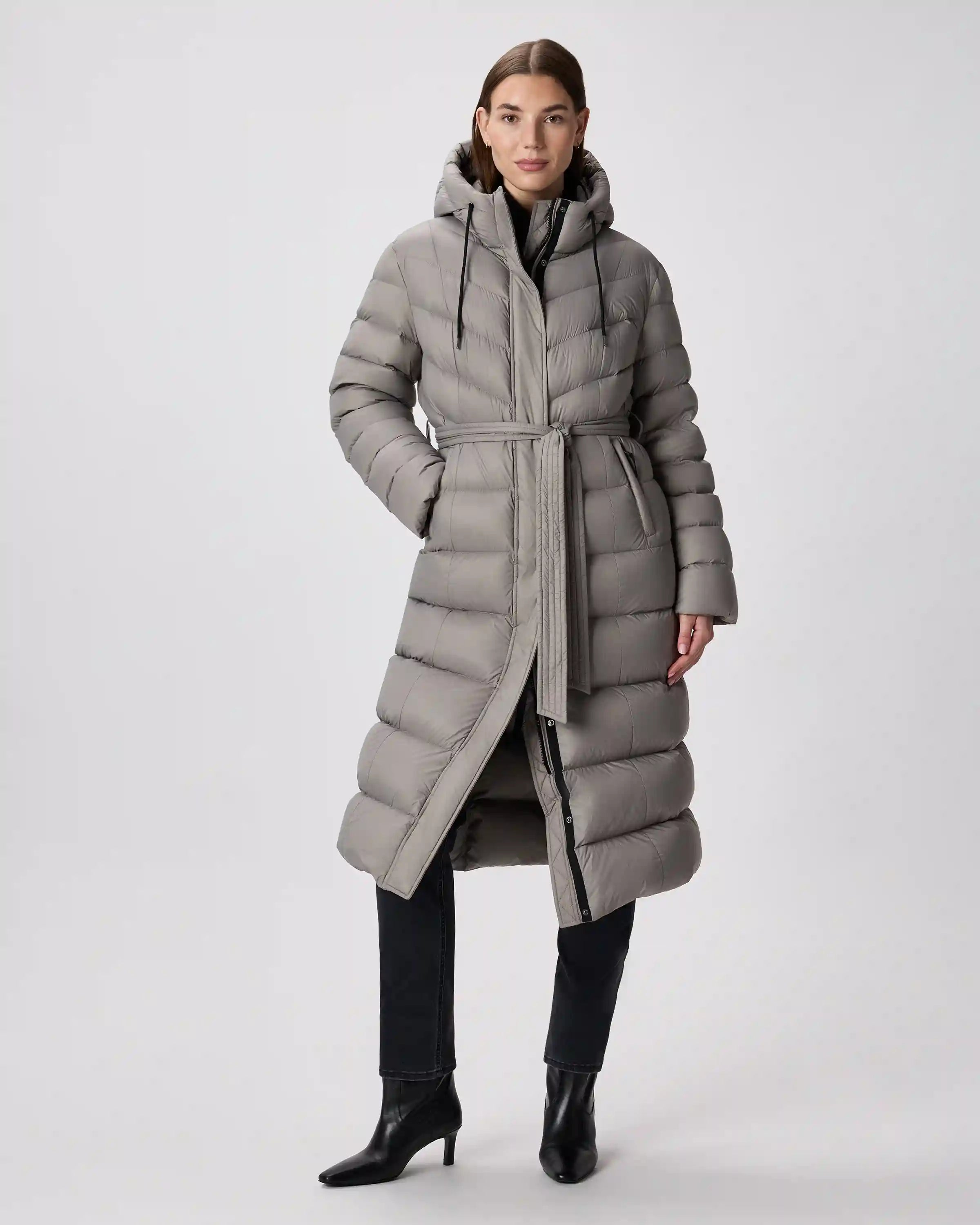 Responsible Down Belted Puffer Maxi Coat