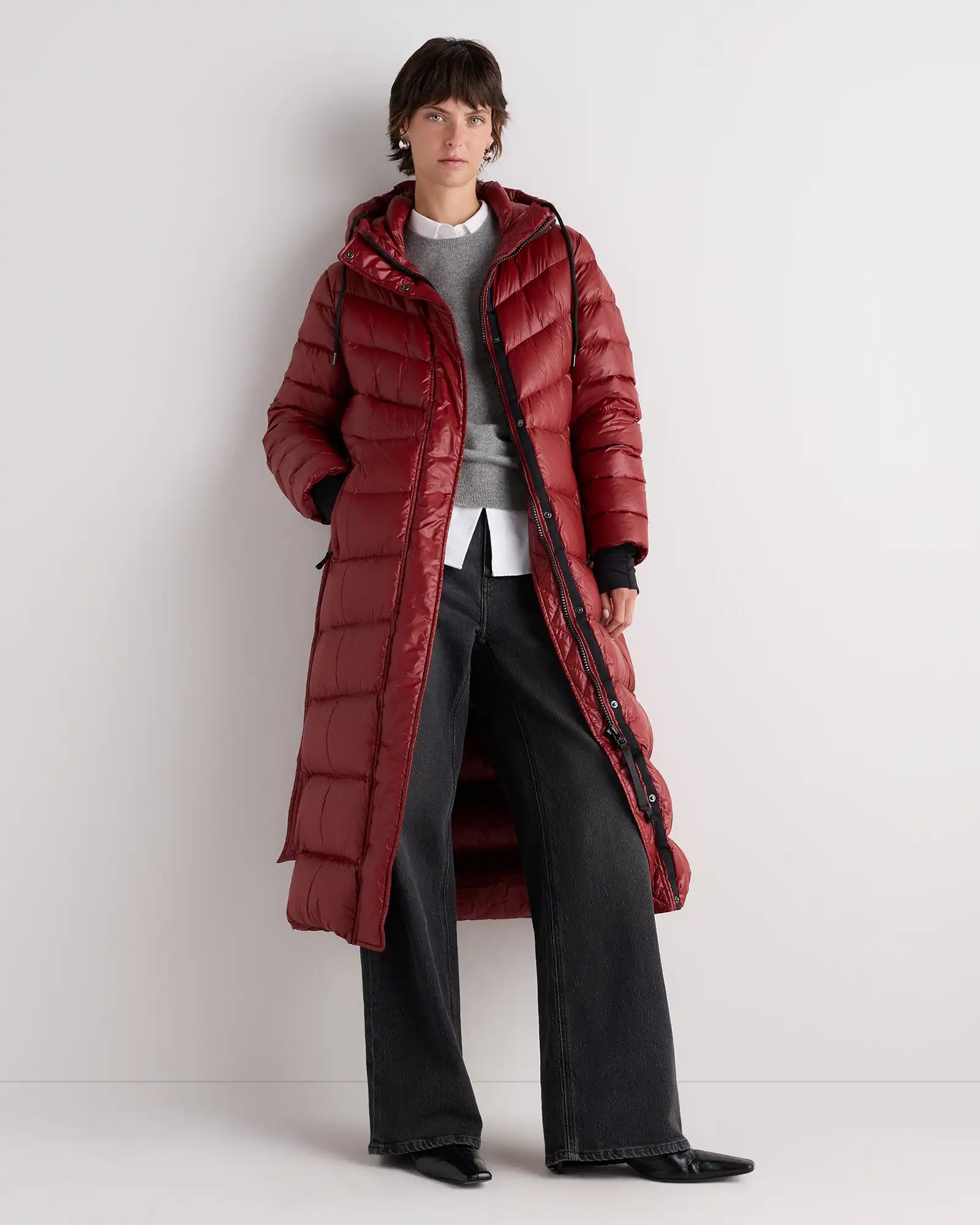 Responsible Down Belted Puffer Maxi Coat