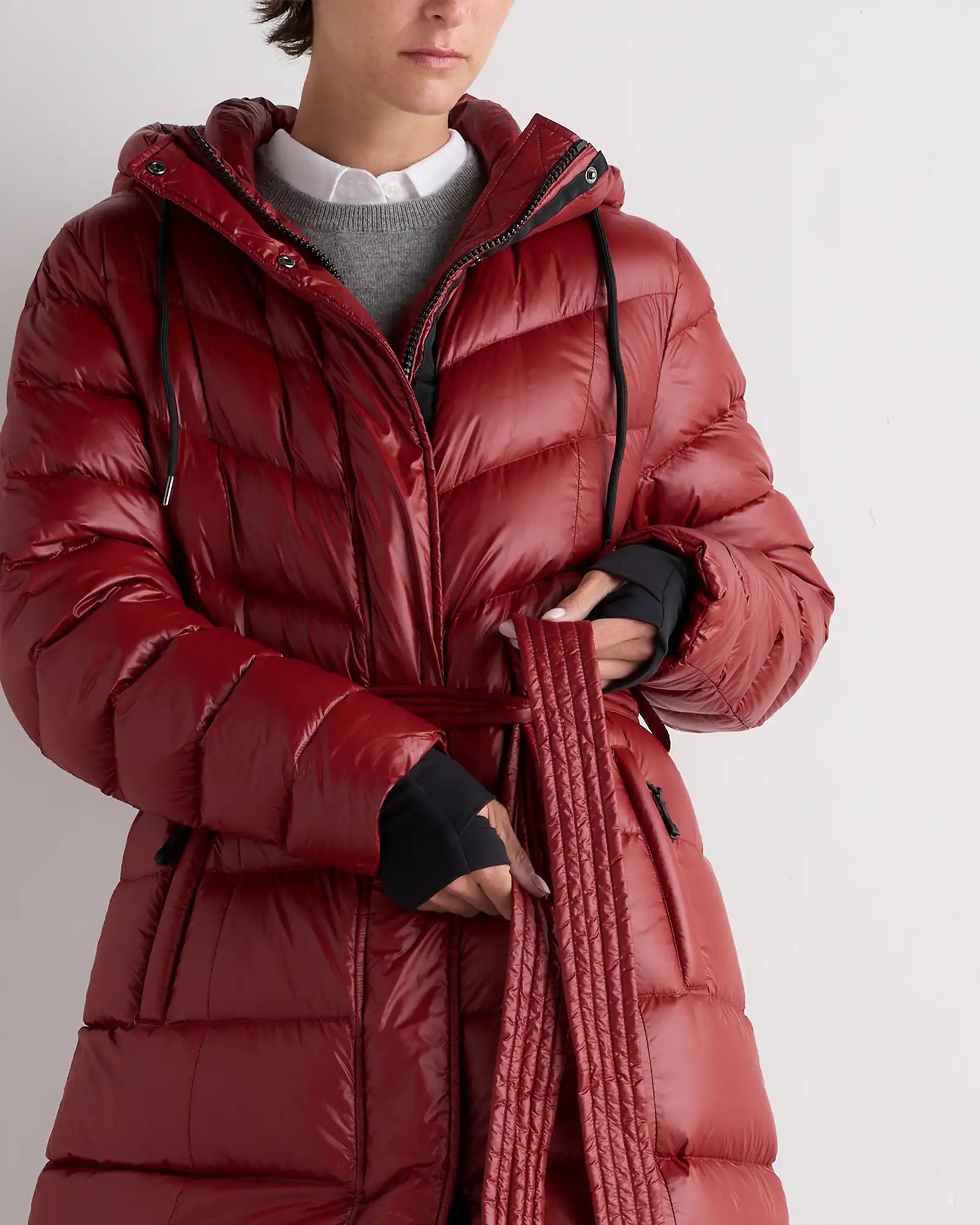 Responsible Down Belted Puffer Maxi Coat