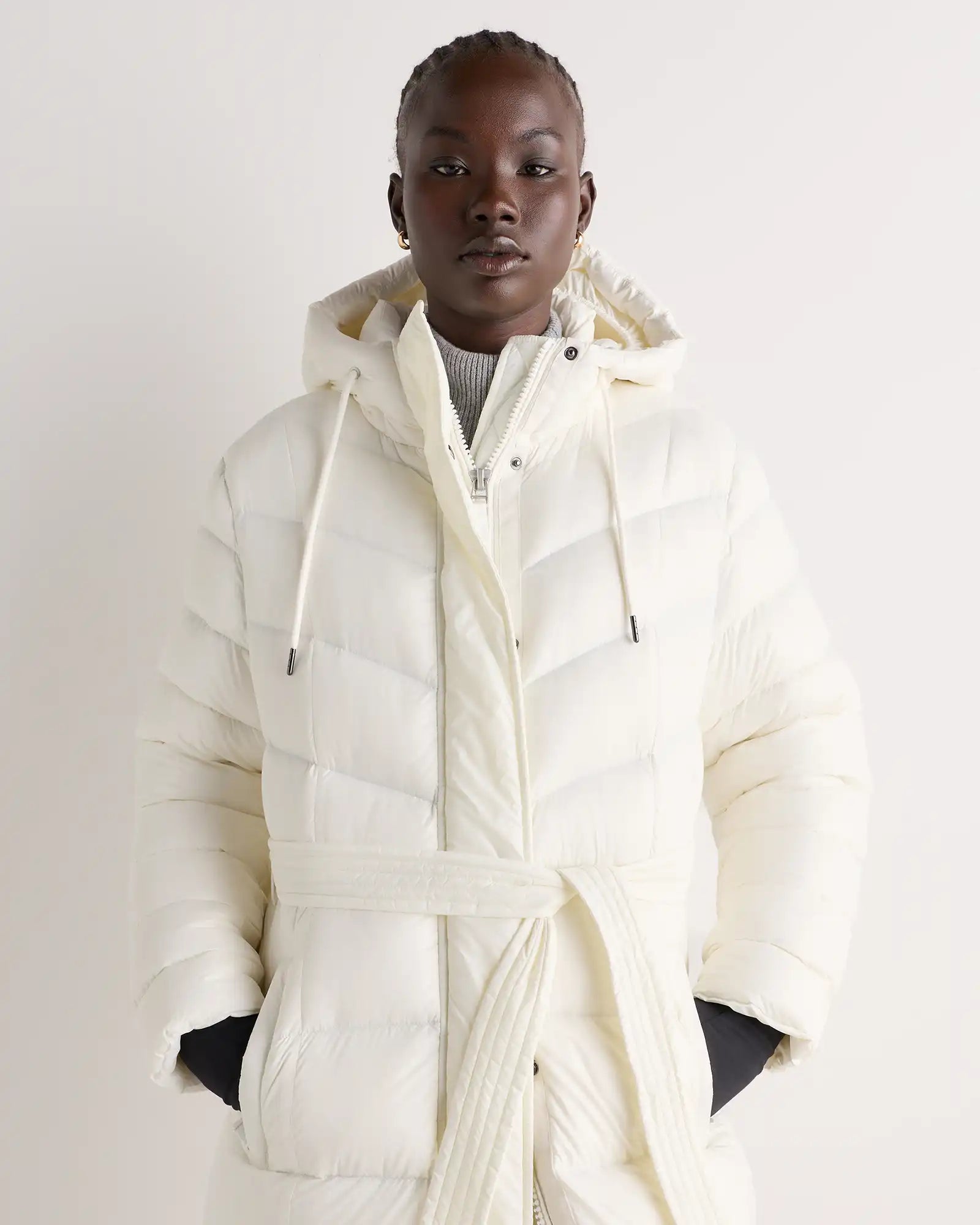 Responsible Down Belted Puffer Maxi Coat