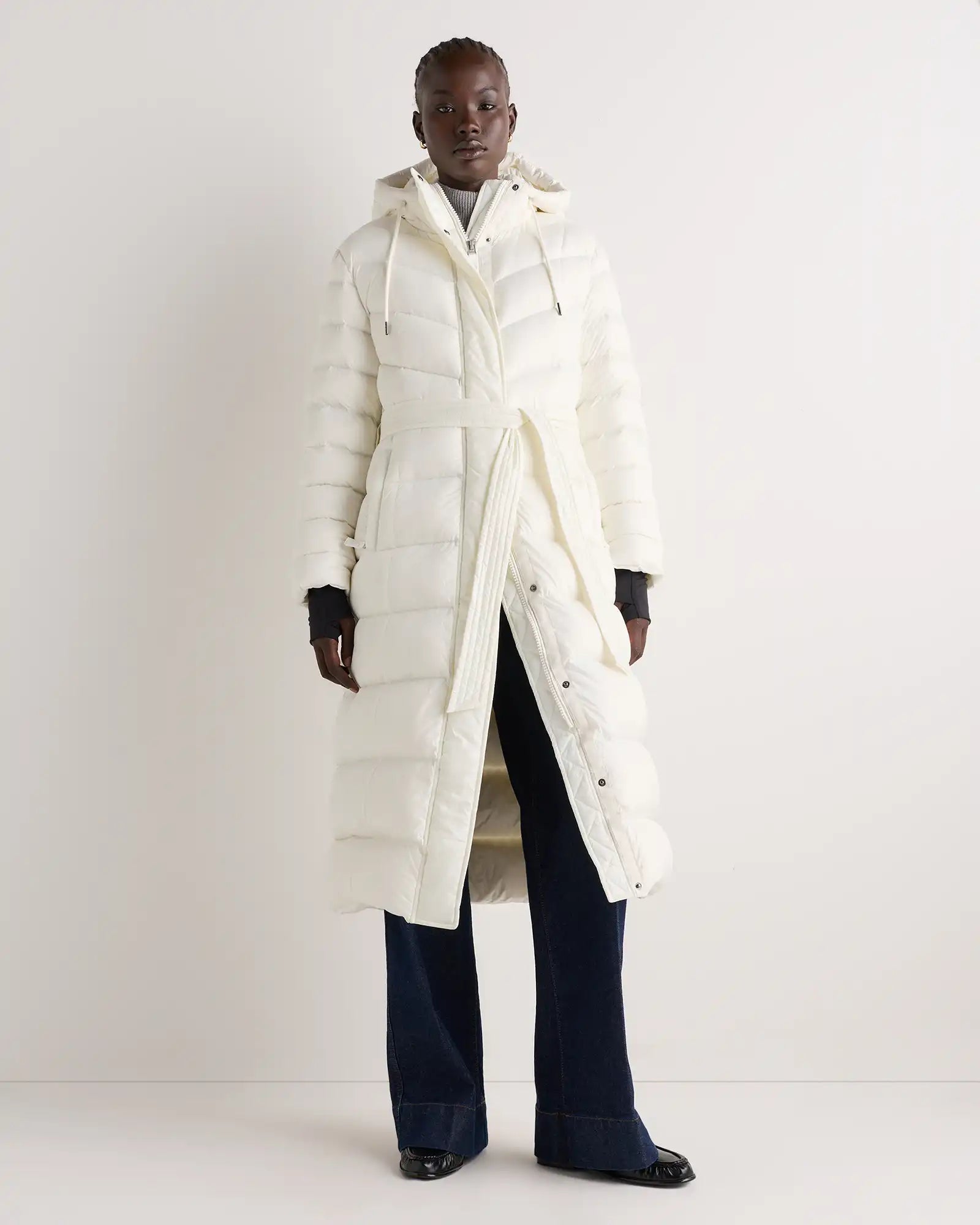 Responsible Down Belted Puffer Maxi Coat