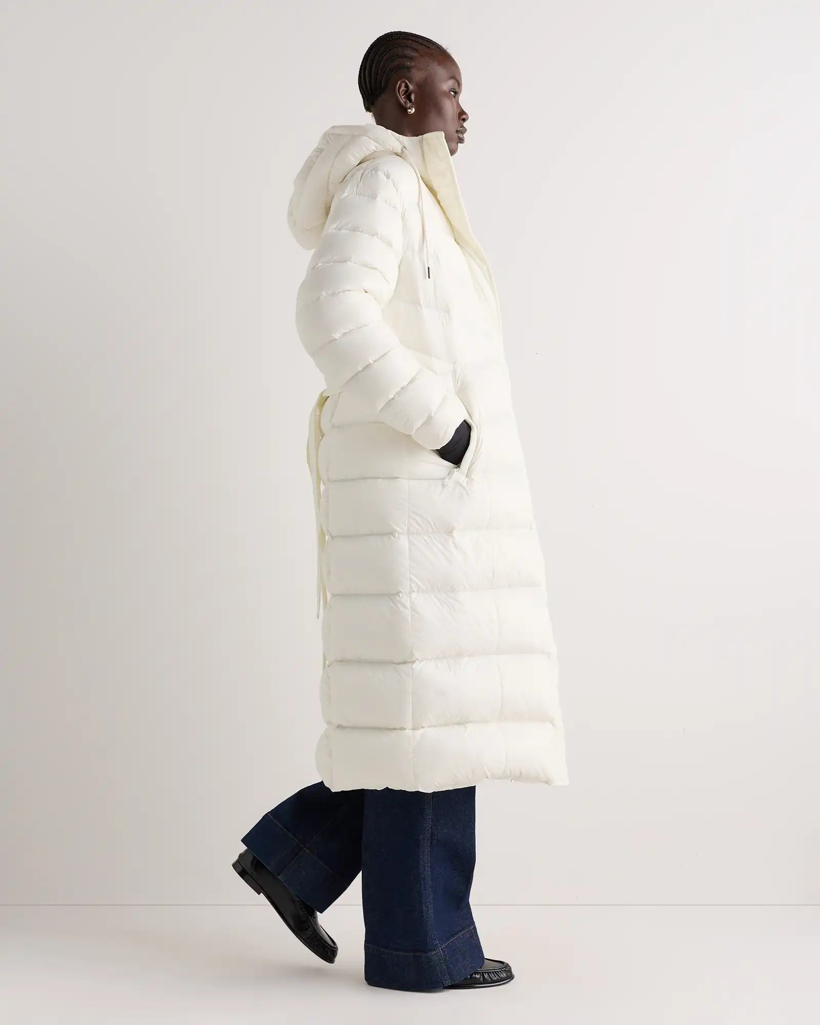 Responsible Down Belted Puffer Maxi Coat