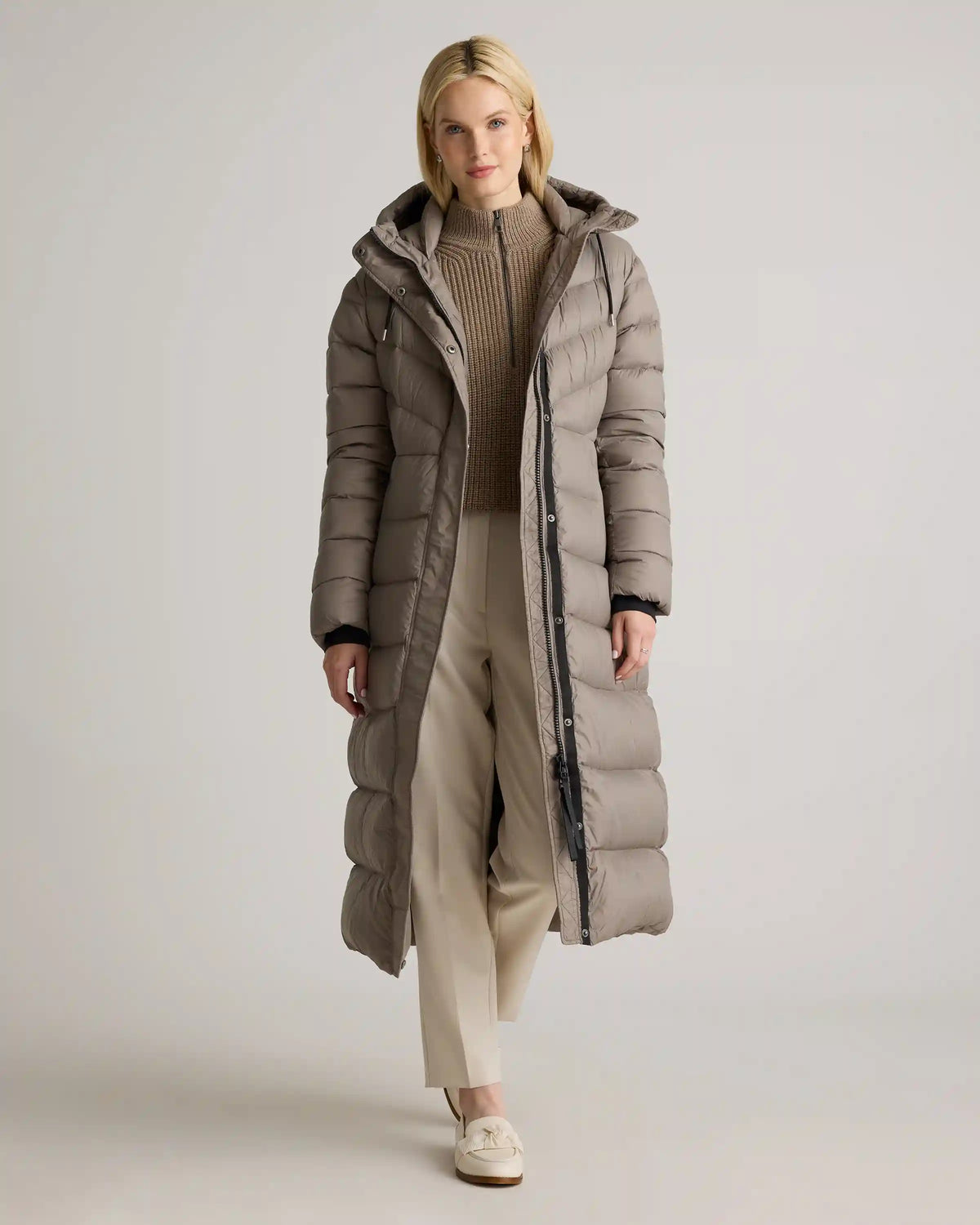 Responsible Down Belted Puffer Maxi Coat