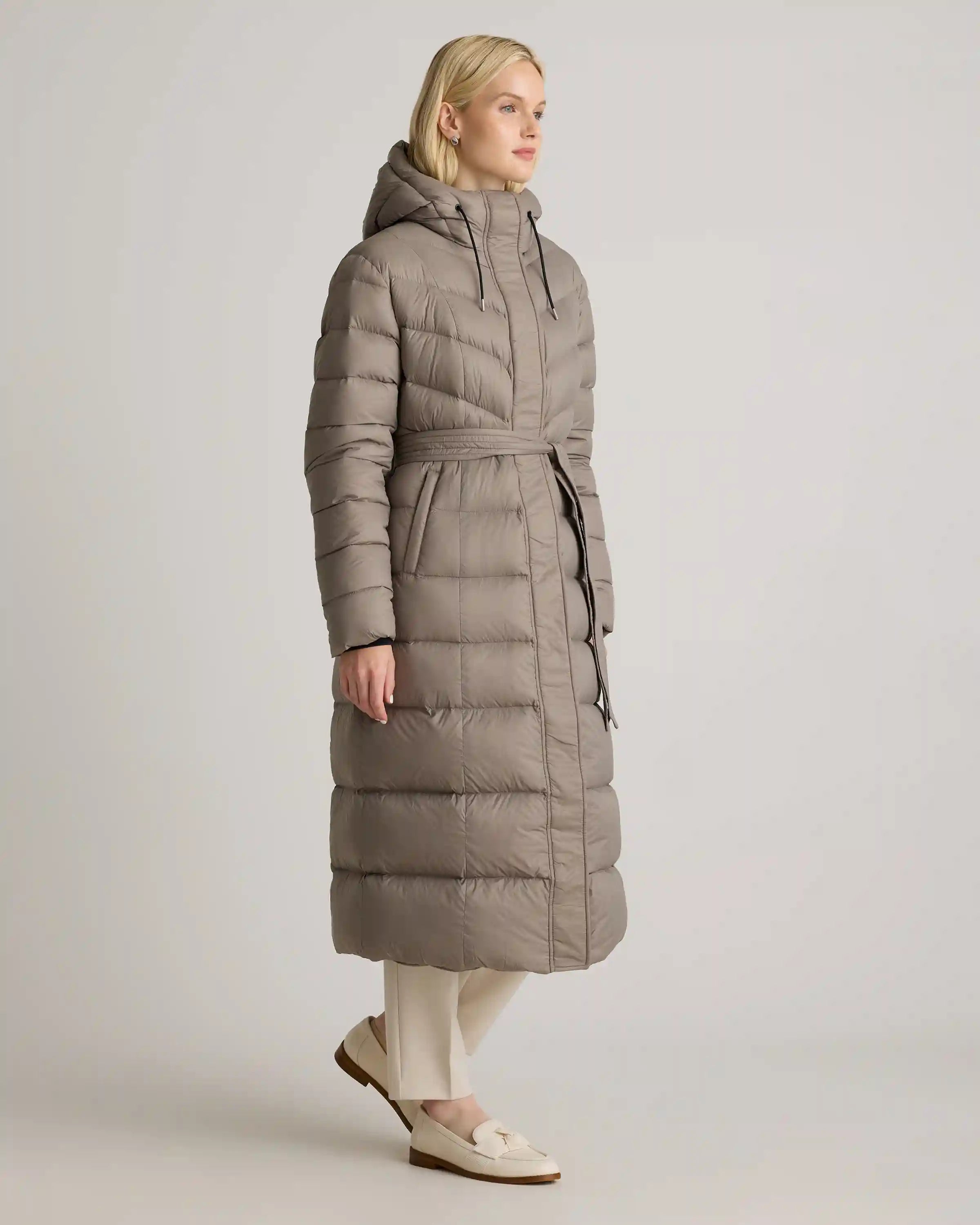 Responsible Down Belted Puffer Maxi Coat