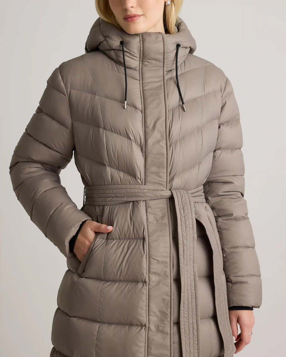 Responsible Down Belted Puffer Maxi Coat