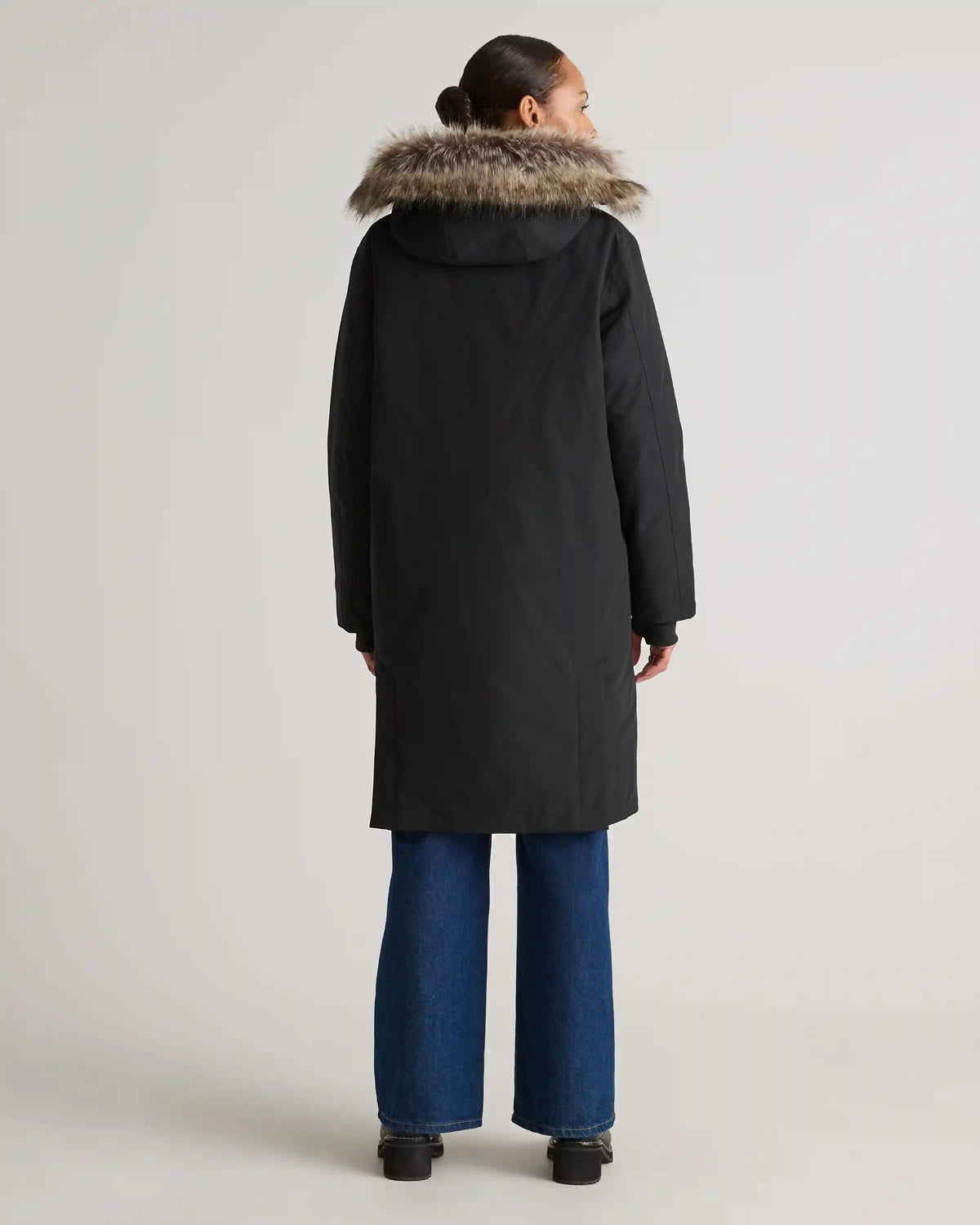Responsible Down Hooded Long Parka