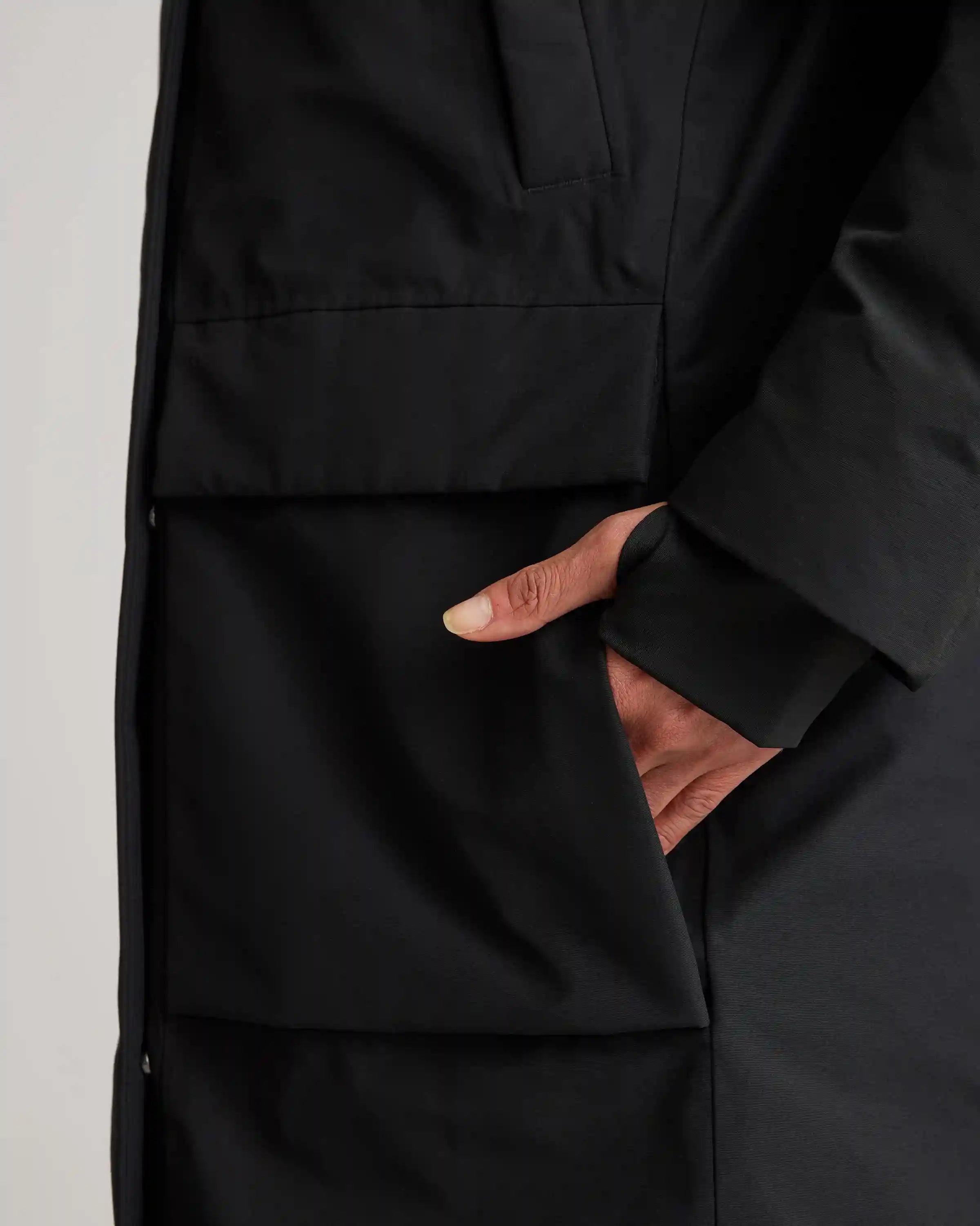 Responsible Down Hooded Long Parka