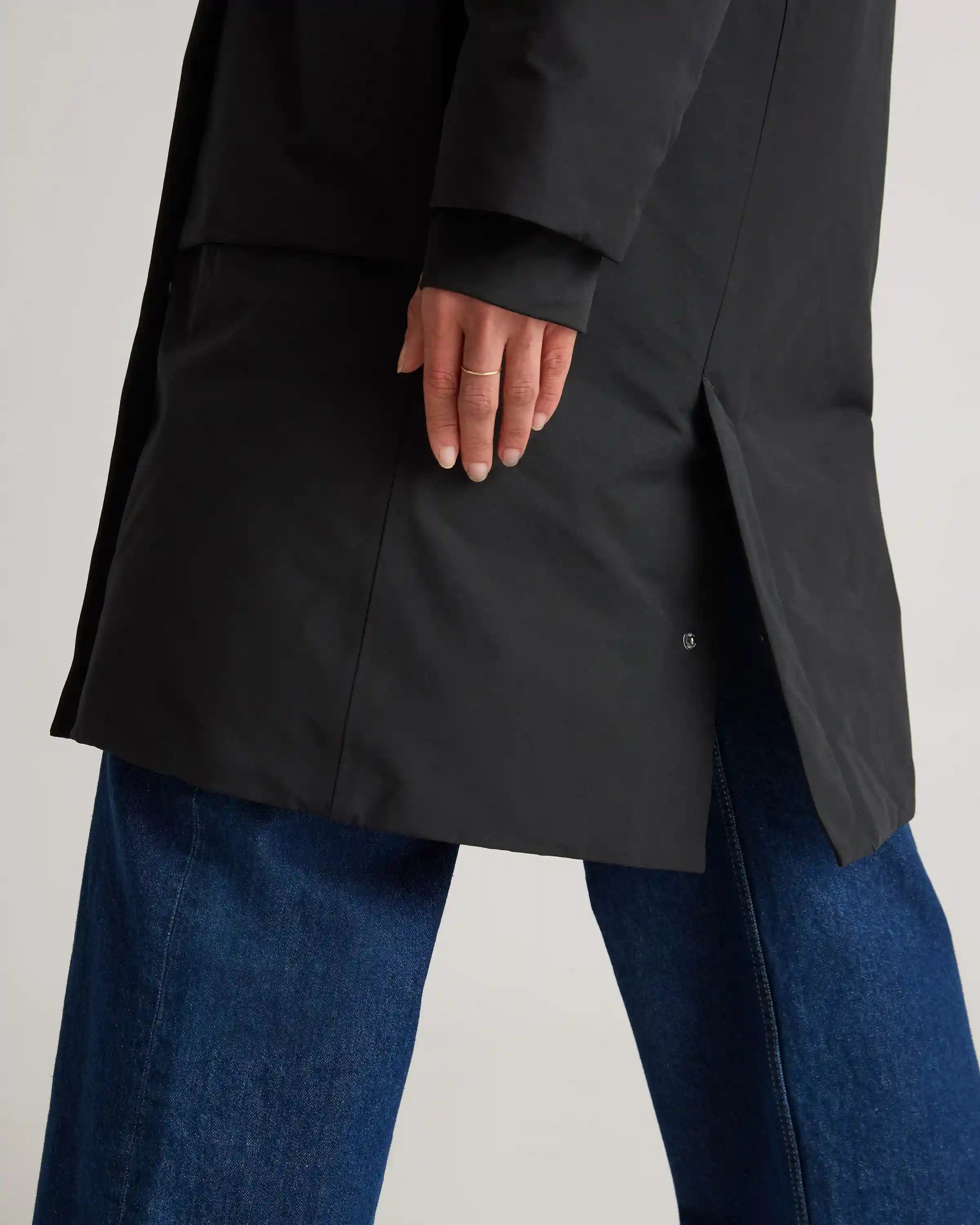 Responsible Down Hooded Long Parka