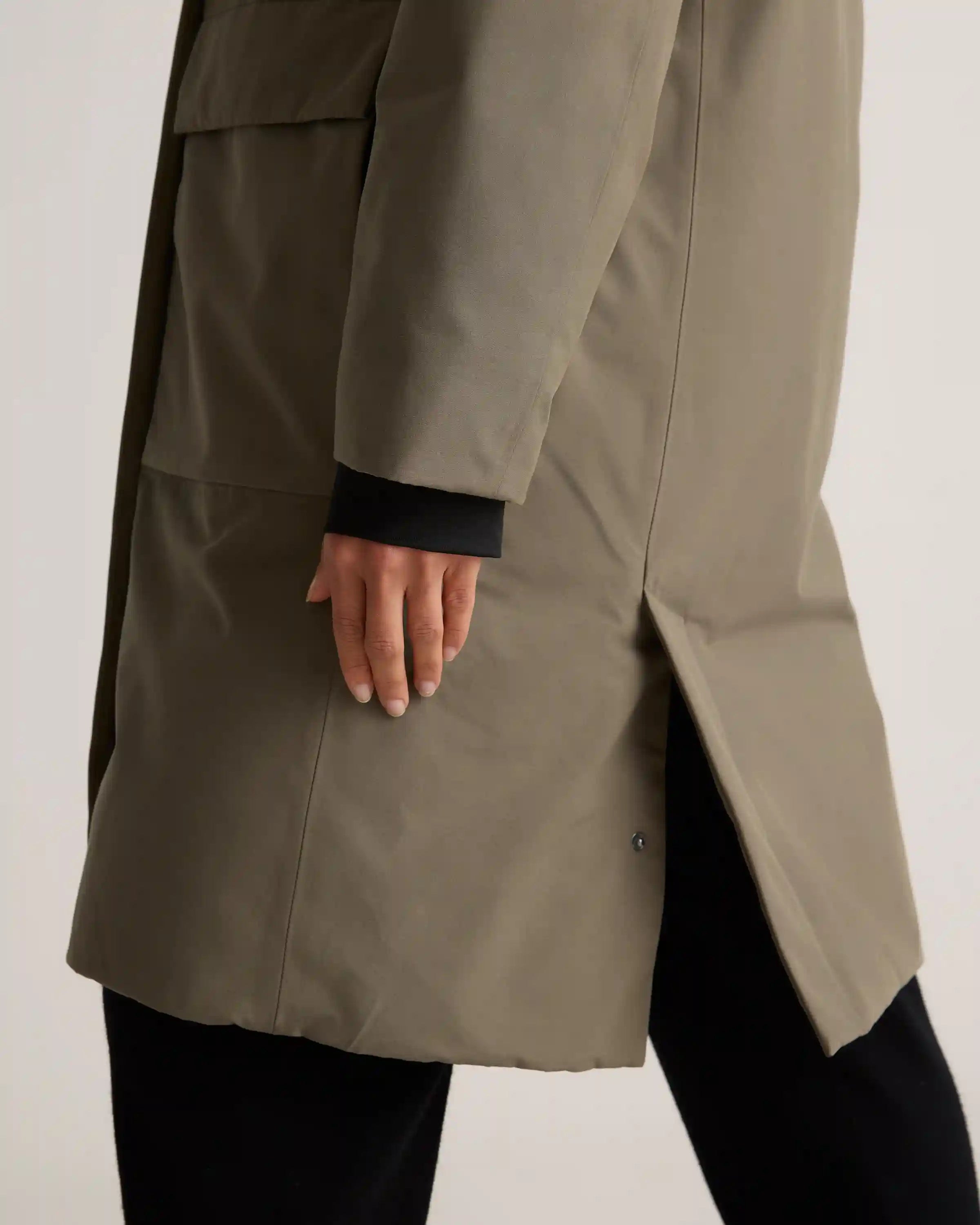 Responsible Down Hooded Long Parka