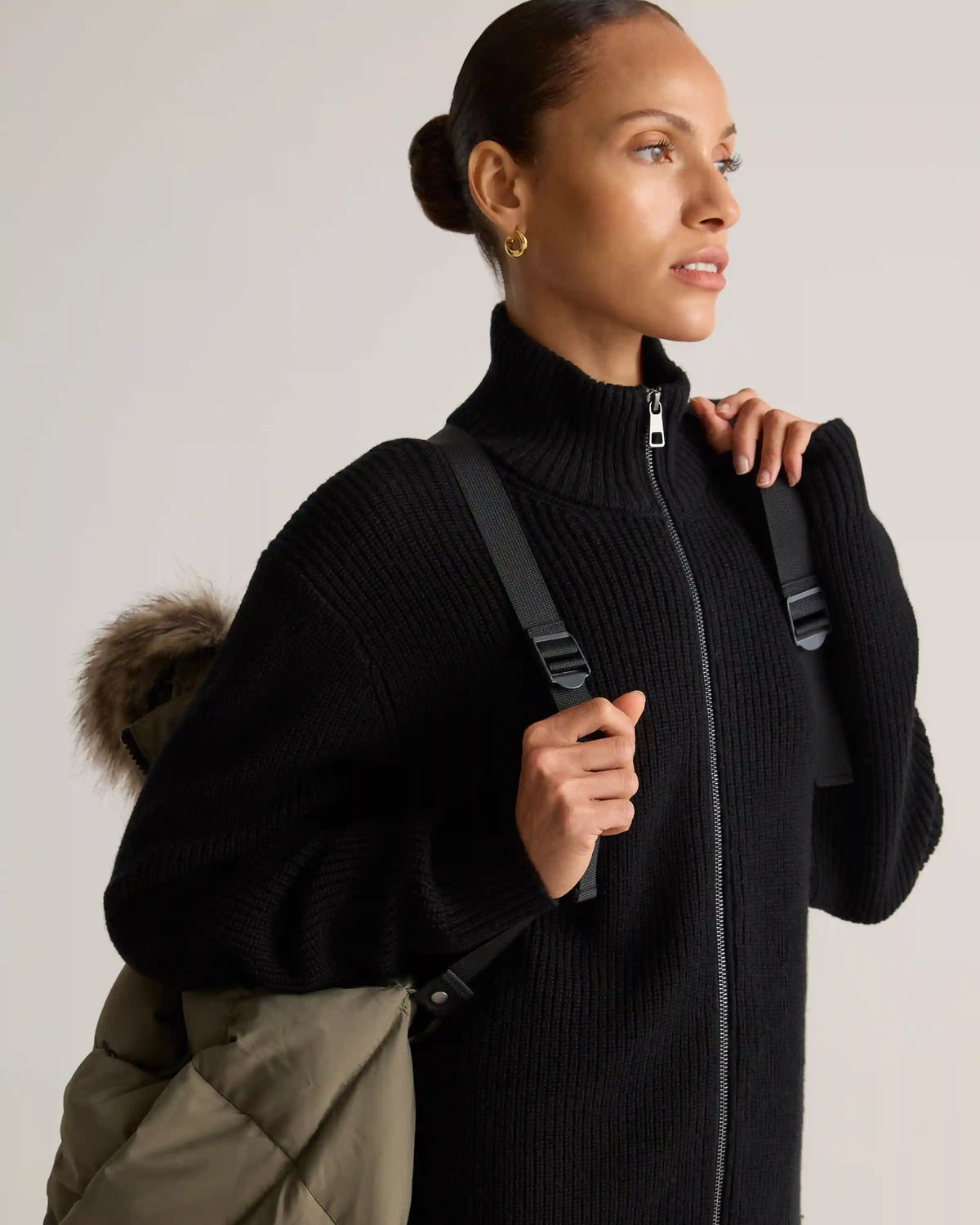 Responsible Down Hooded Long Parka