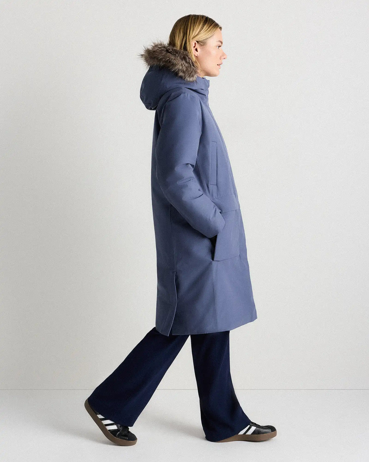 Responsible Down Hooded Long Parka