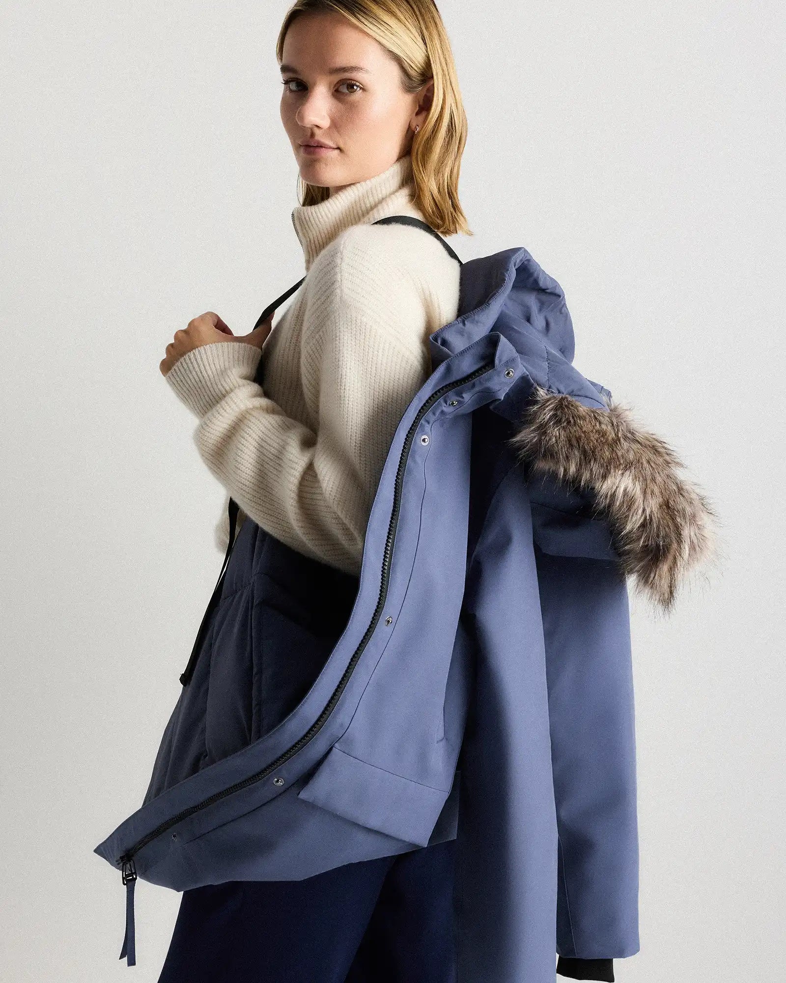 Responsible Down Hooded Long Parka