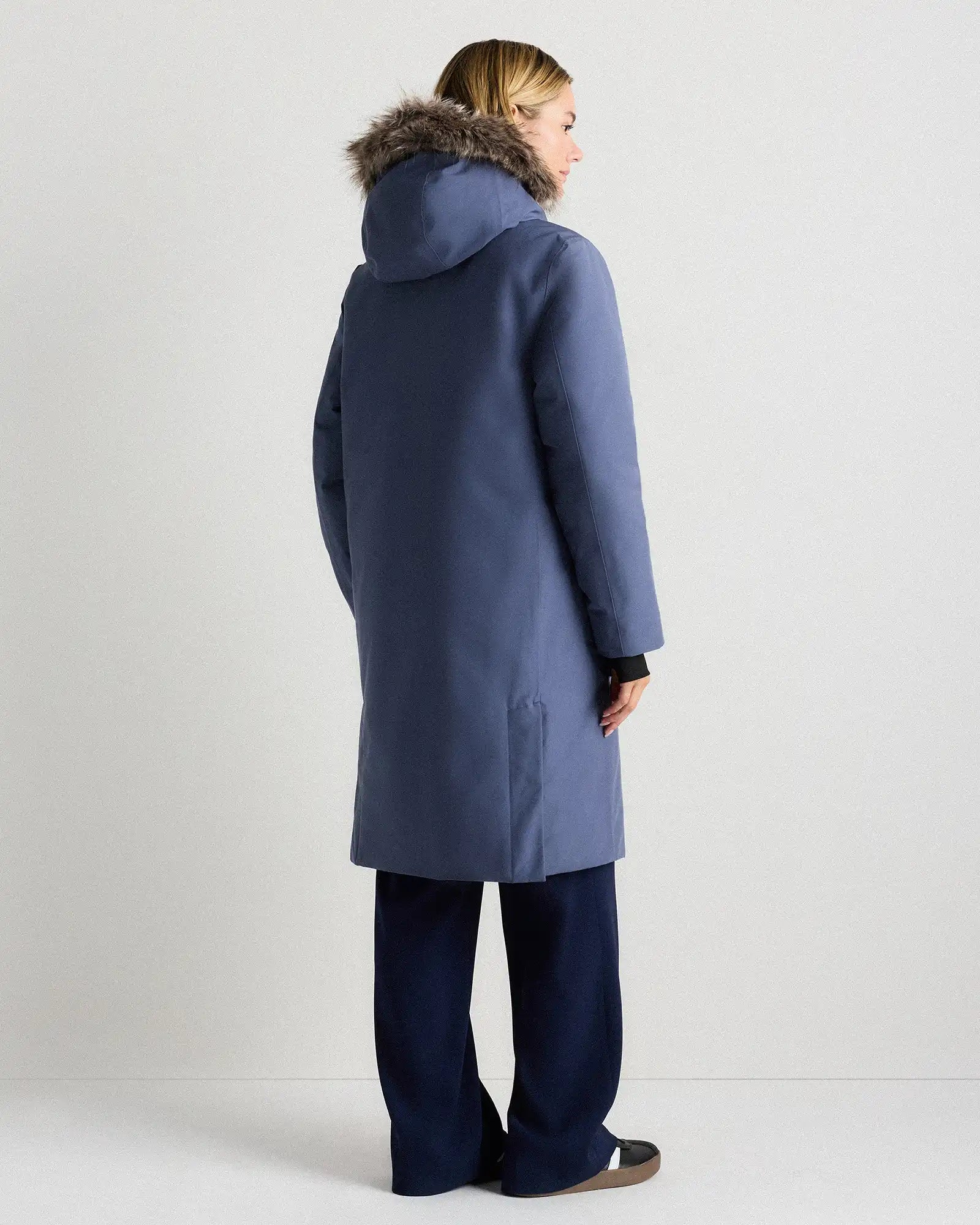 Responsible Down Hooded Long Parka