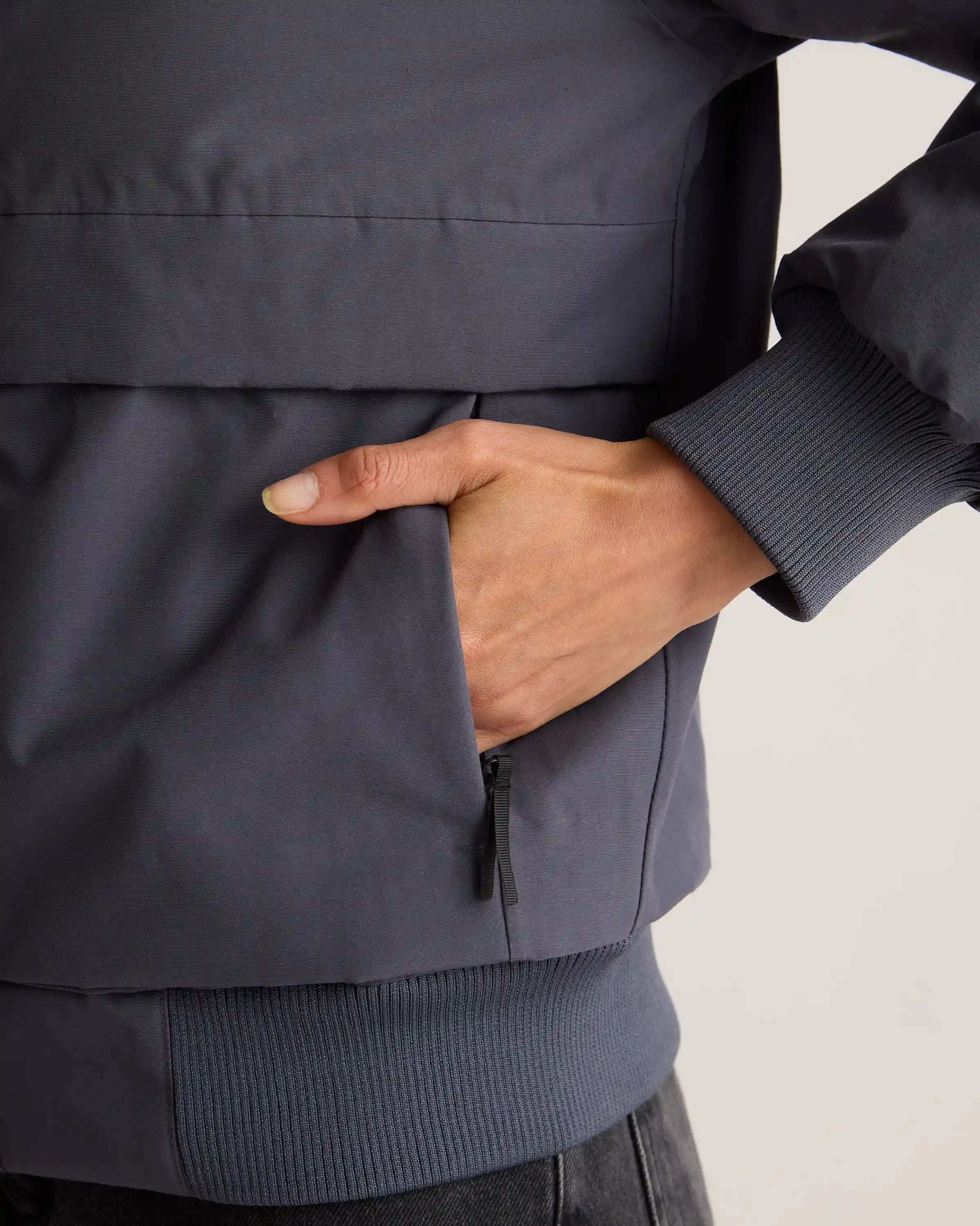 Responsible Down Hooded Short Parka