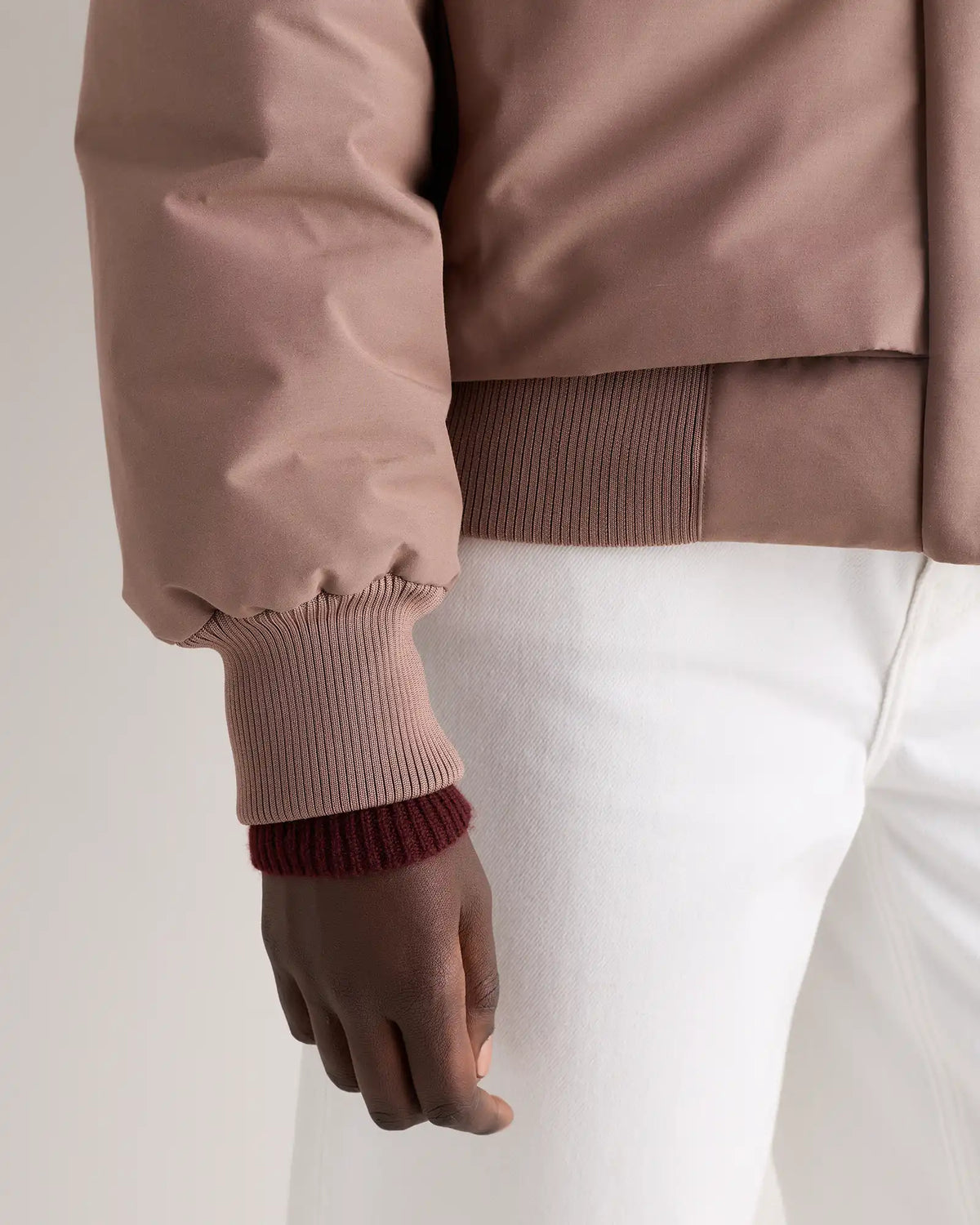 Responsible Down Hooded Short Parka