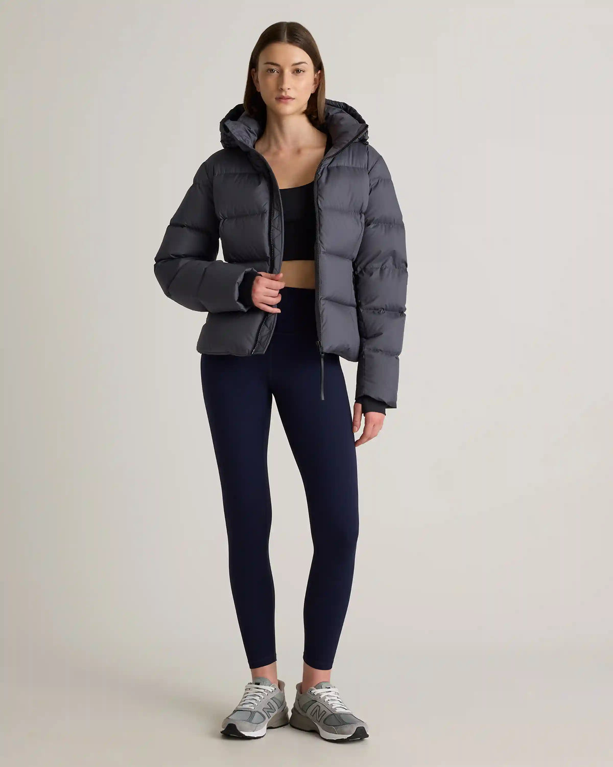 Responsible Down Cinch Waist Puffer Jacket