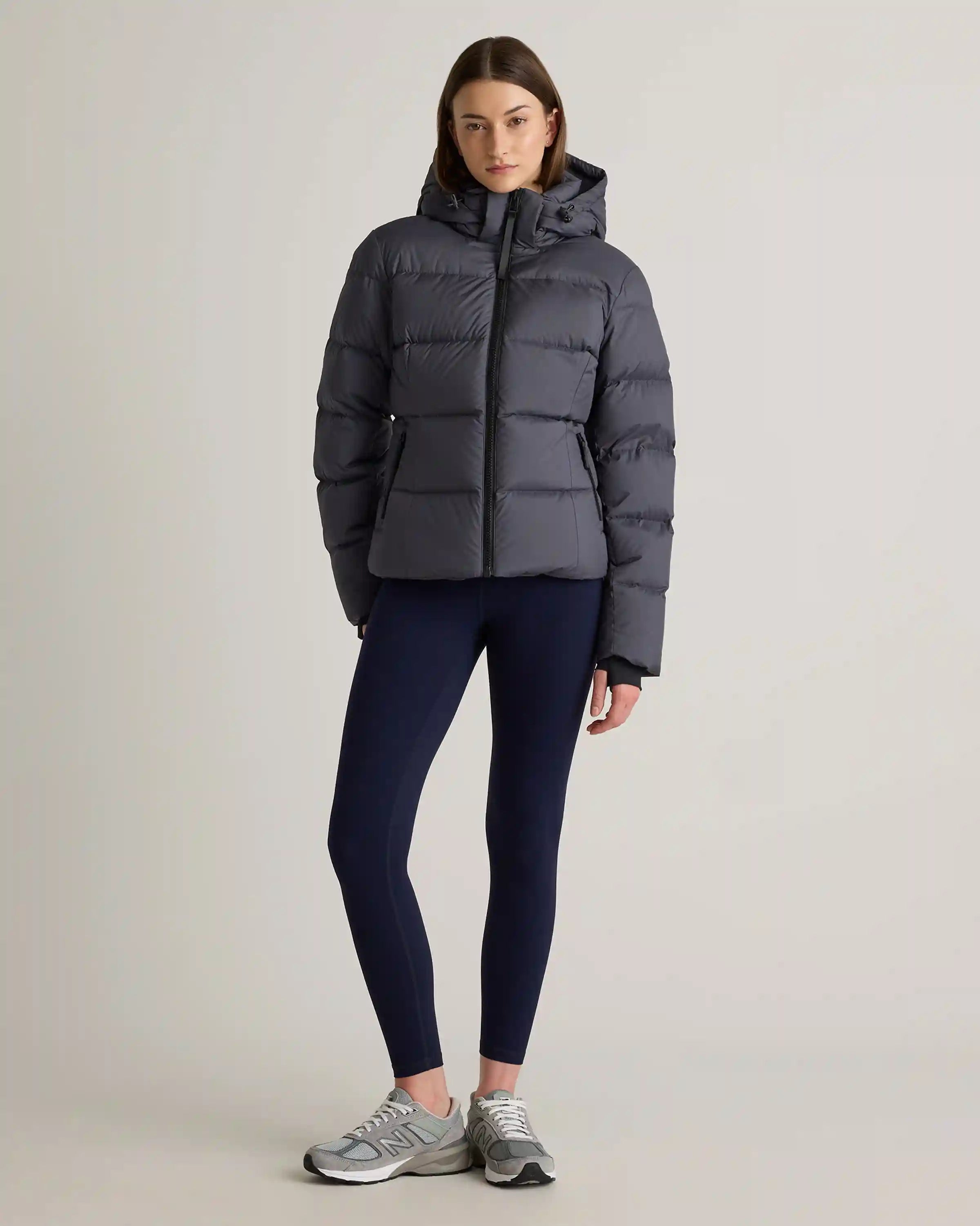 Responsible Down Cinch Waist Puffer Jacket