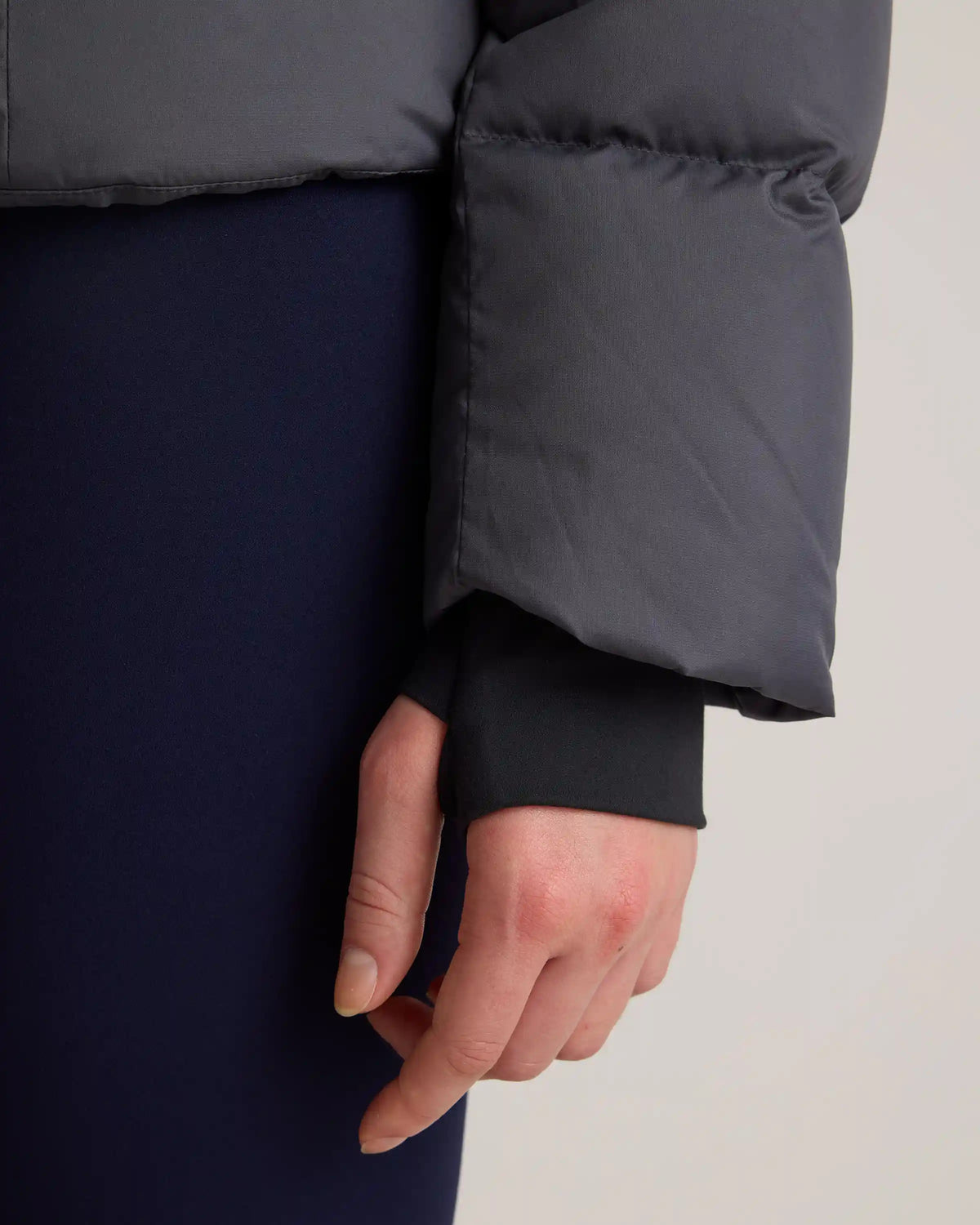 Responsible Down Cinch Waist Puffer Jacket