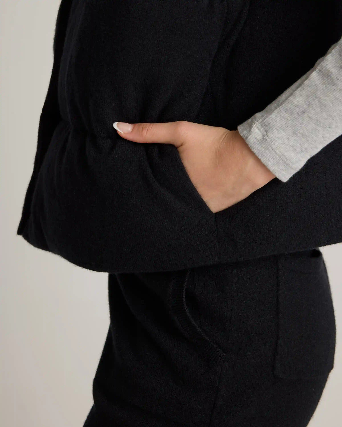 Mongolian Cashmere Puffer Vest