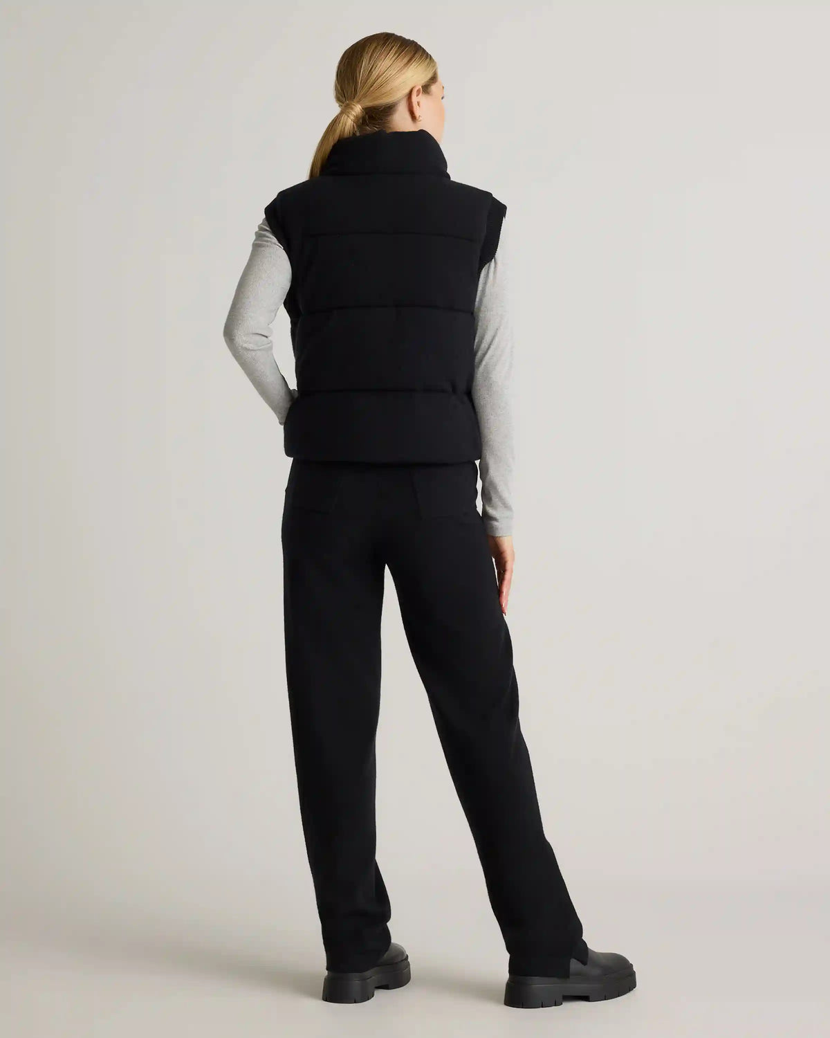 Mongolian Cashmere Puffer Vest