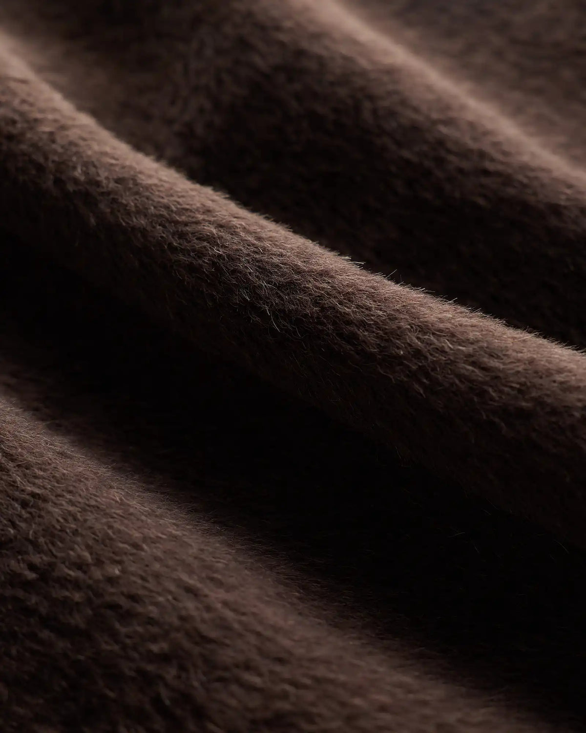 Alpaca-Wool Stand Collar Coat