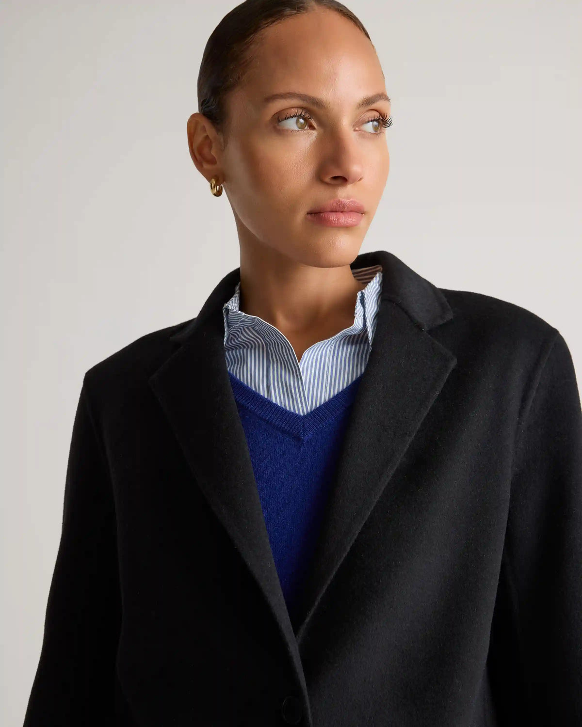 Double-Faced Merino Wool Soft Blazer