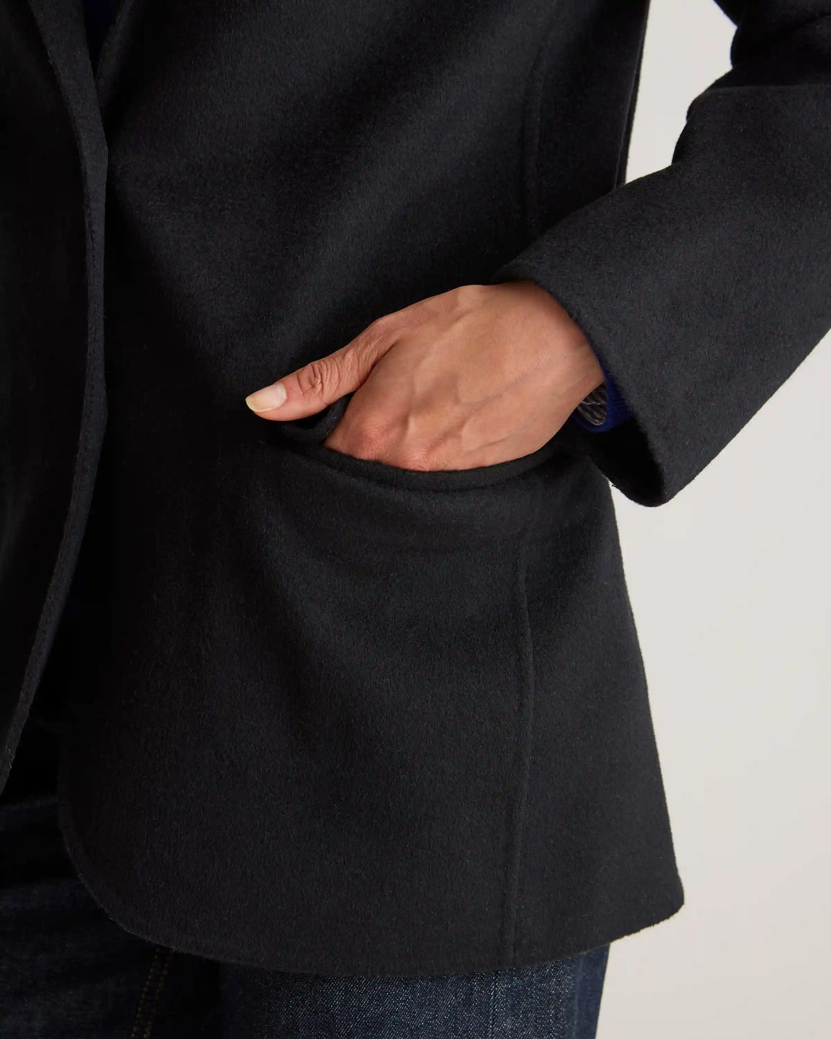 Double-Faced Merino Wool Soft Blazer